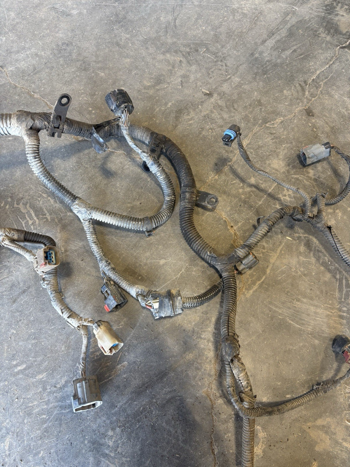 2008 DODGE 6.7L CUMMINS 6SP MANUAL ENGINE TRANS HARNESS 4980107 4946174 04801409