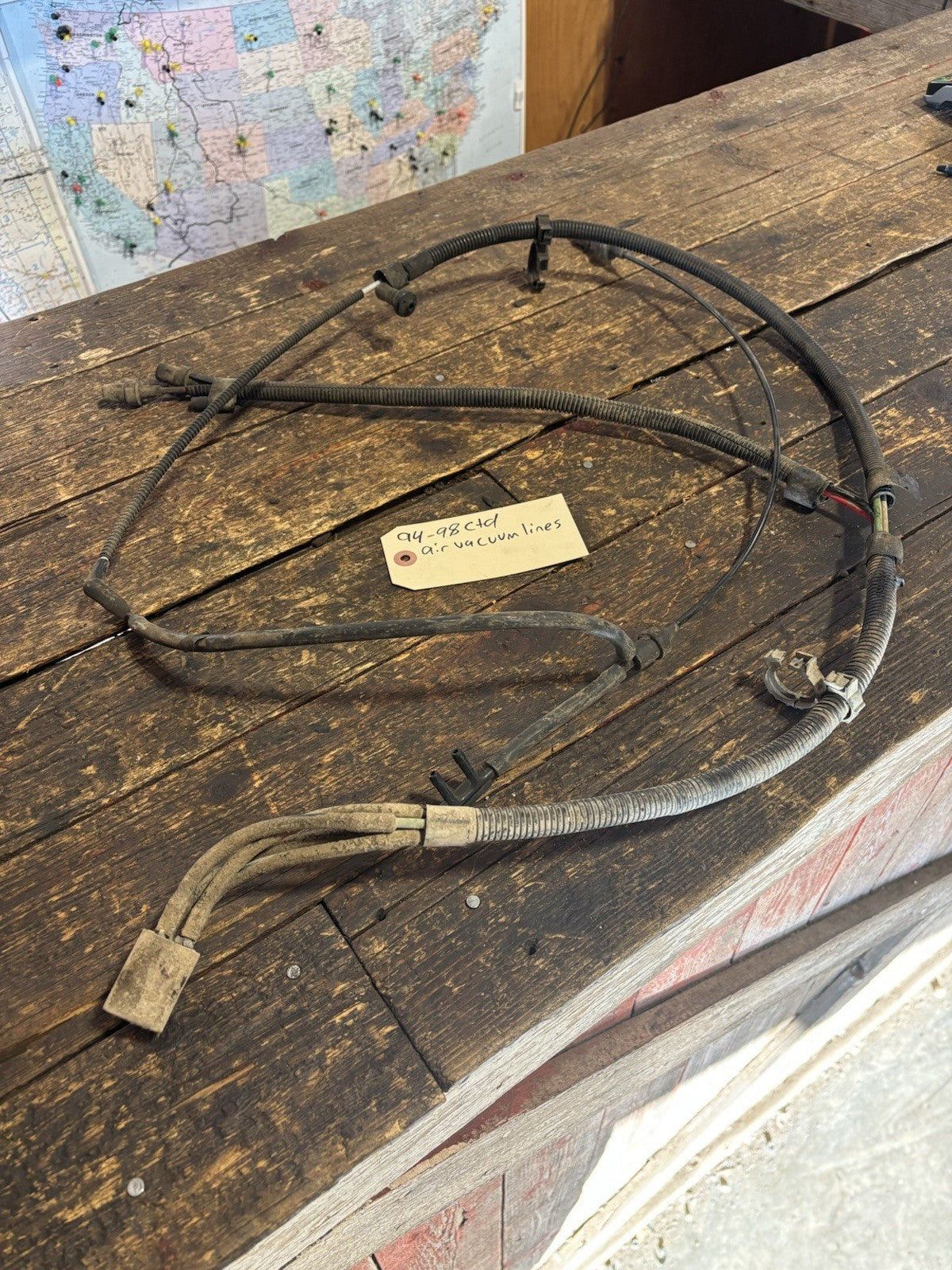 1994 - 1998 DODGE RAM 2500/3500 5.9l 12v CUMMINS VACUUM AIR LINES