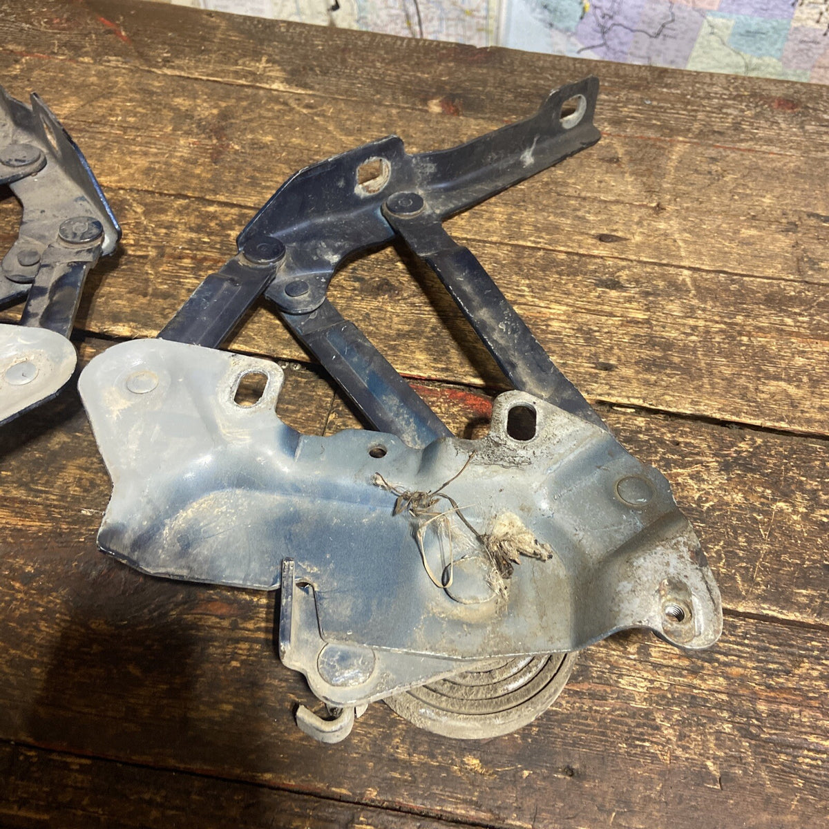 HOOD HINGES 1994-2002 DODGE RAM 1500 2500 3500 TRUCKS 2ND GEN DARK BLUE