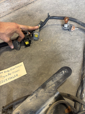 2004 2005 DODGE RAM CUMMINS ENGINE BAY WIRING HARNESS 56051898 Ab