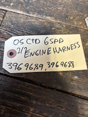 2004 .5 2005 DODGE RAM CUMMINS 6SPD MANUAL FULL ENGINE HARNESS 3969689 3969688