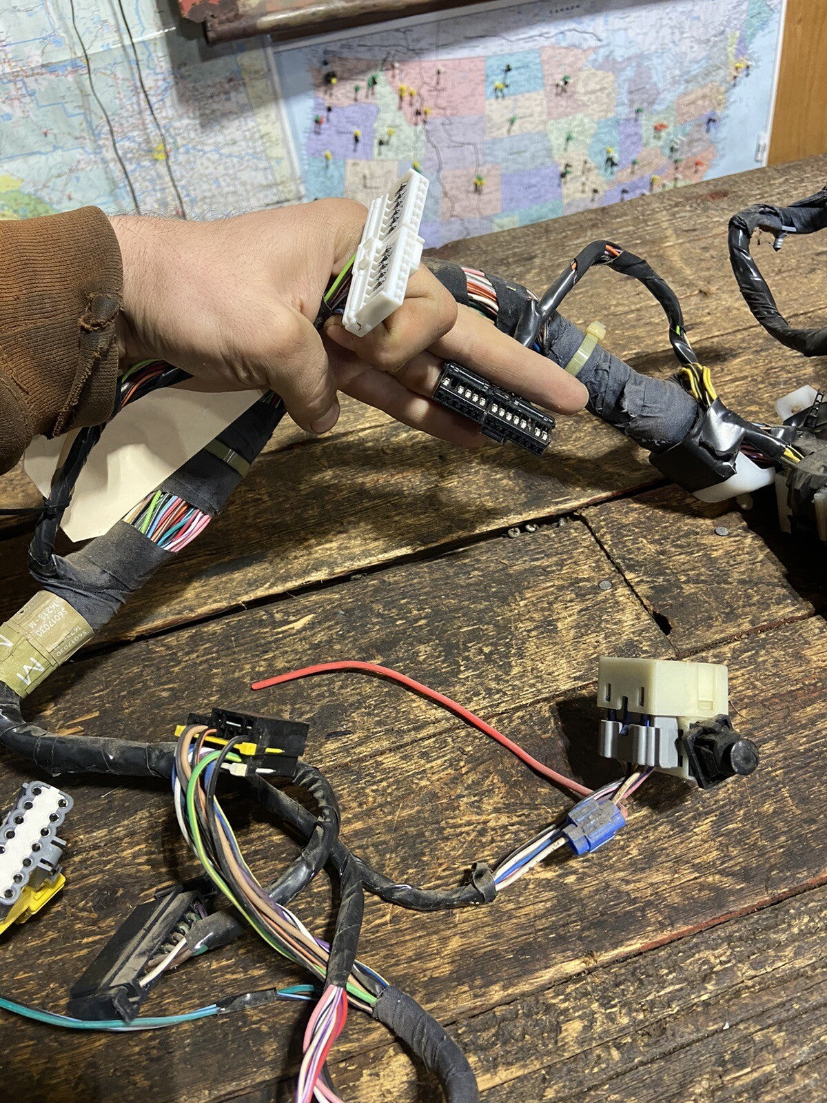 1994 DODGE RAM 2500 3500 CUMMINS DASH WIRING HARNESS AUTO PN 56017030