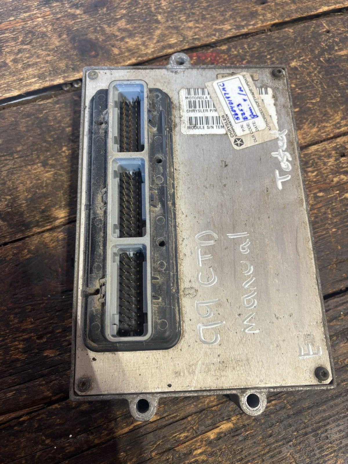 1999 Dodge Ram 5.9l 24v Cummins Manual PCM Powertrain Control Module 56040197 Ac