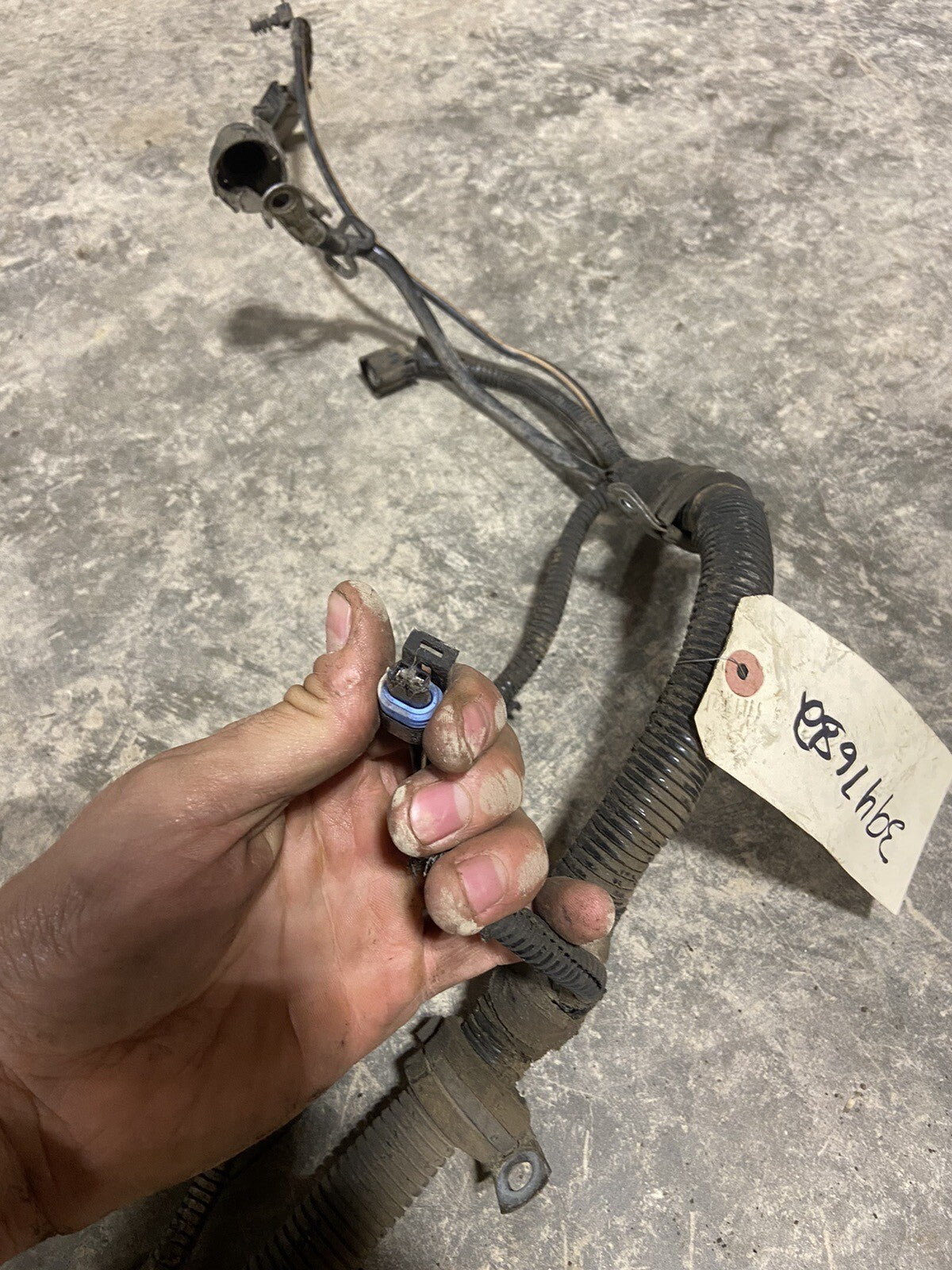 2001 DODGE RAM 2500 3500 CUMMINS ENGINE +PCM-STD TRANS HARNESS 3947682, 56045904