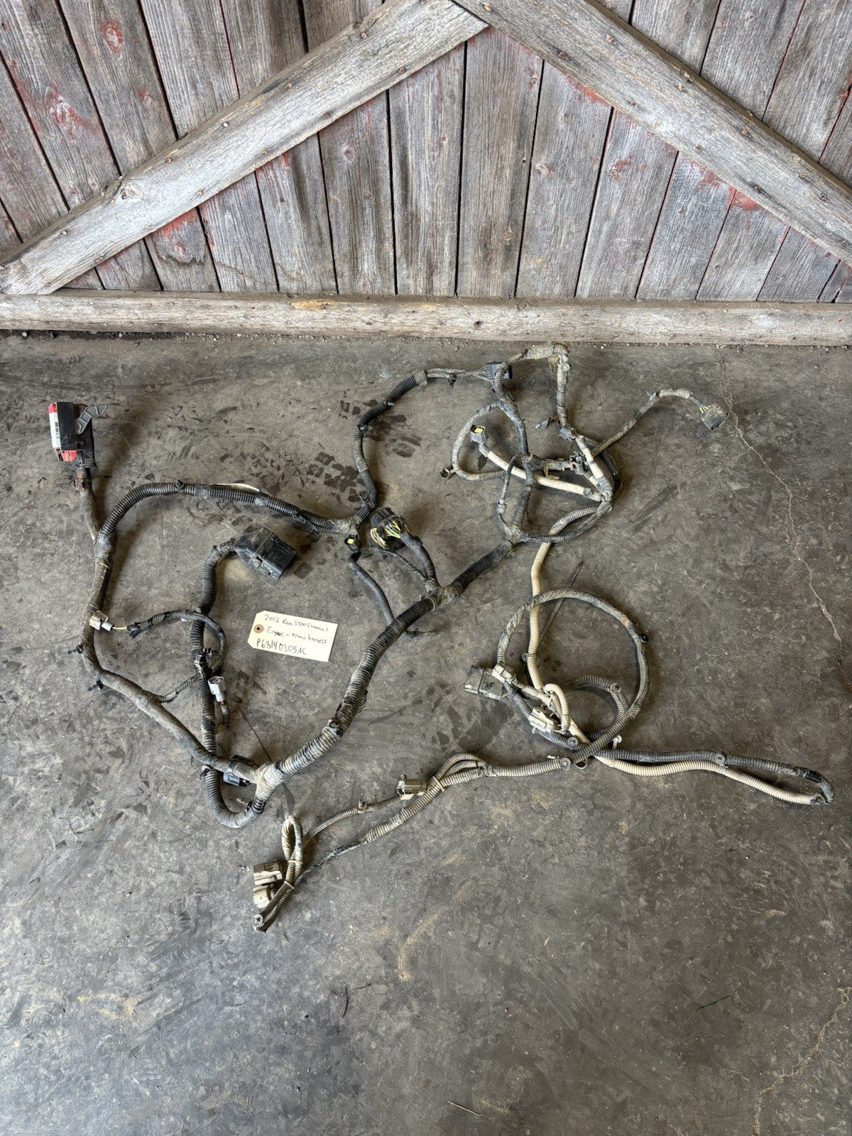 2012 RAM 2500 3500 6.7L CUMMINS ENGINE / AUTO TRANSMISSION HARNESS PN 68140305AC