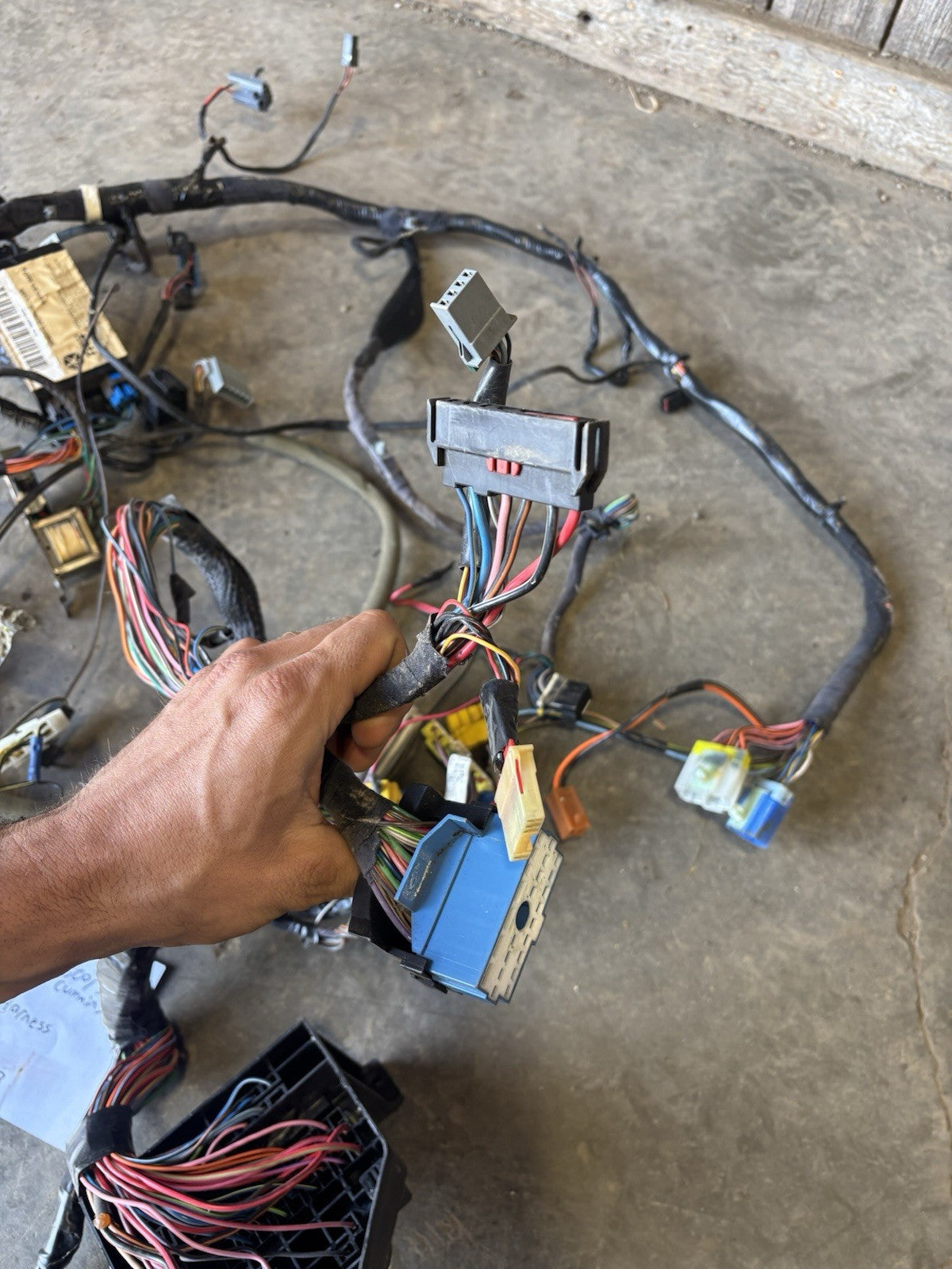 1997 DODGE RAM 25003500 CUMMINS AUTO LARAMIE LOADED DASH WIRING HARNESS 56021689