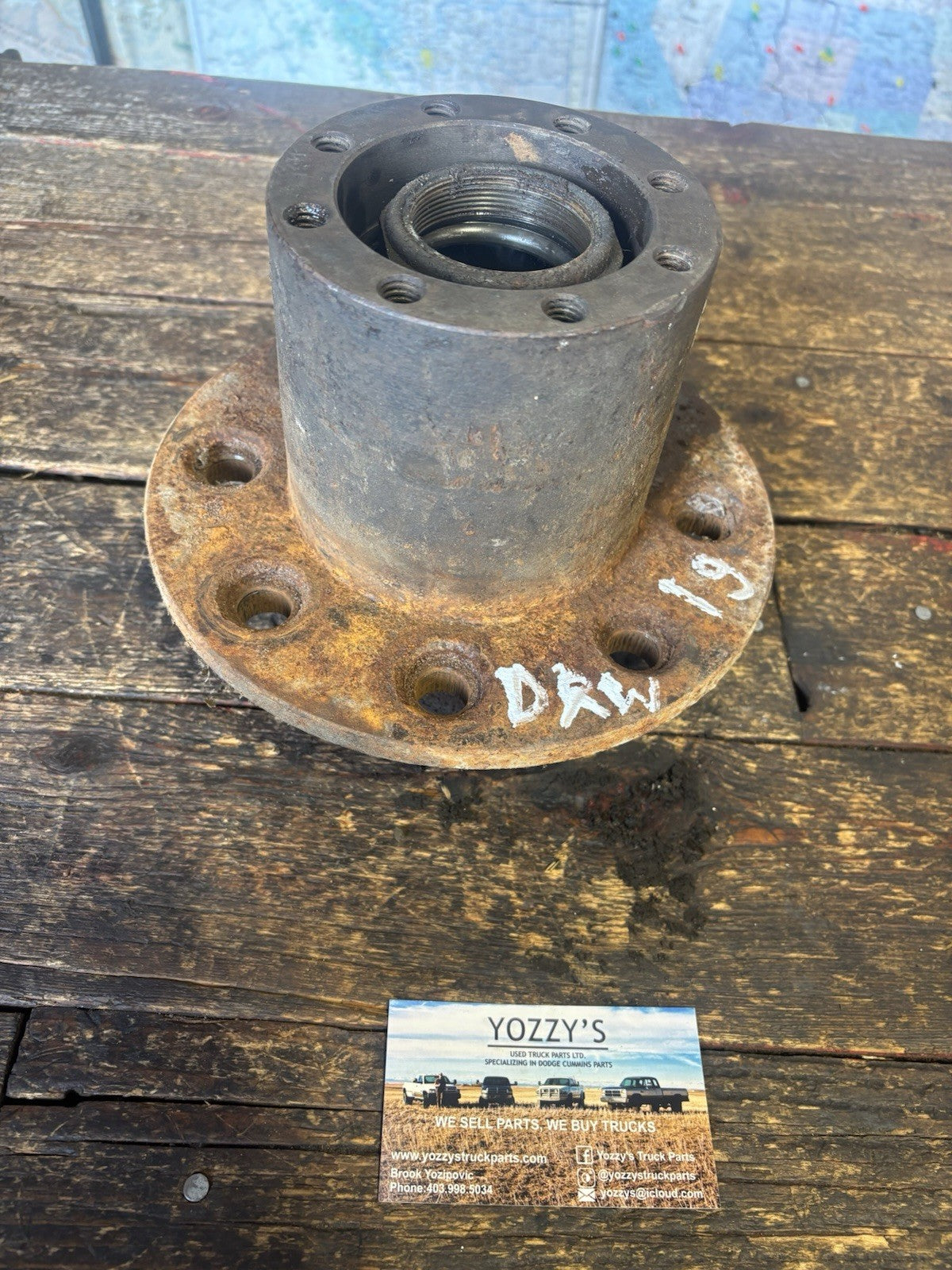 1989 - 1993 1ST GEN DODGE RAM 350 REAR DUALLY DUAL REAR WHEEL DANA 70 HUB