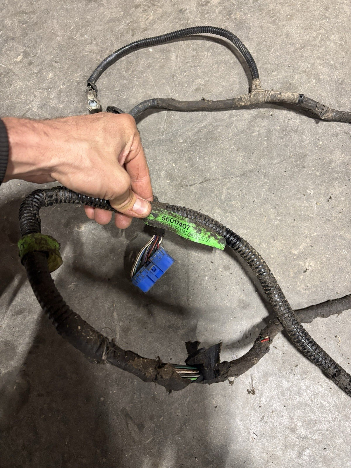 1991 1992 1993 DODGE RAM 250 CUMMINS EXTCABLNGBX FRAME CHASSIS HARNESS 56017407