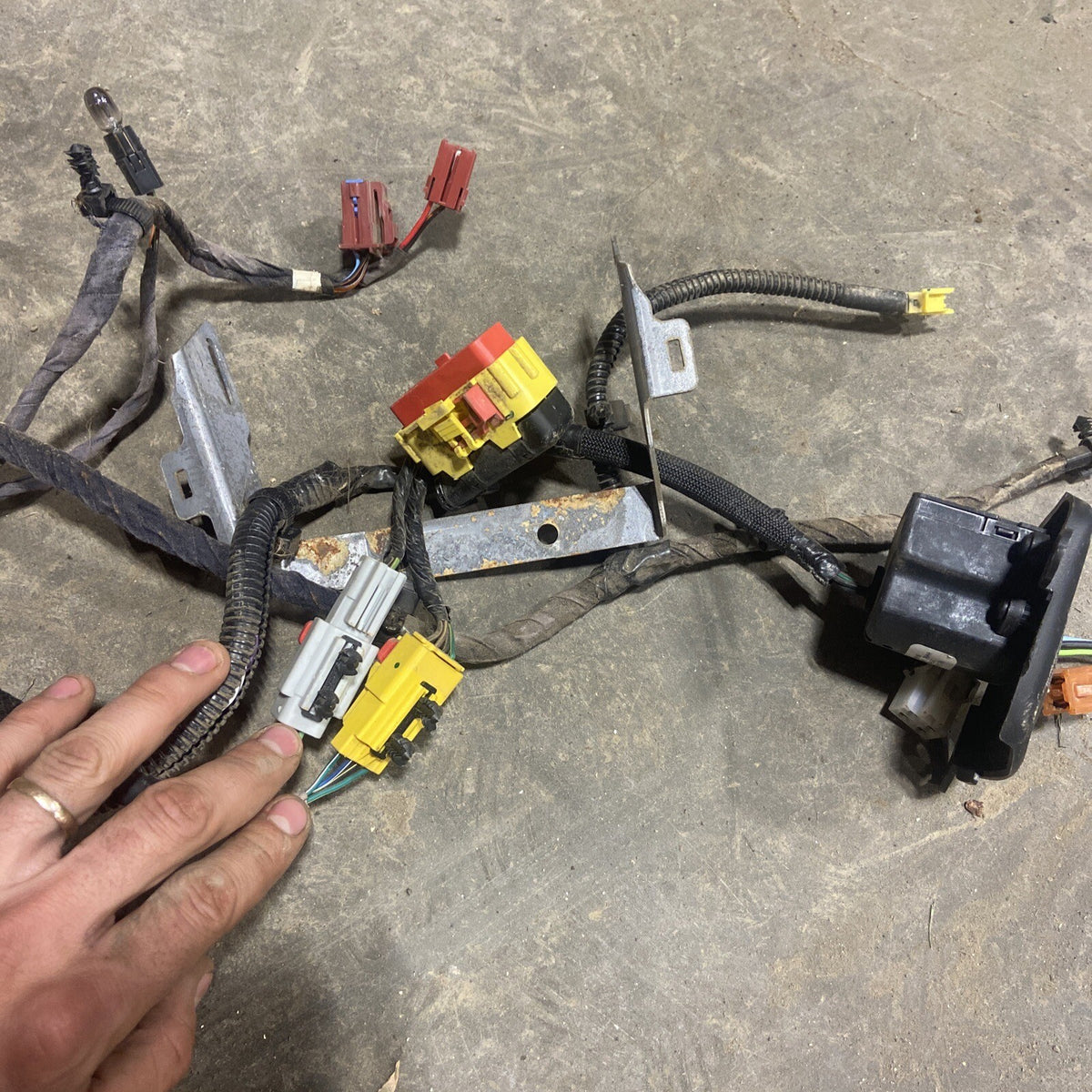 1998 DODGE RAM 2500 3500 CUMMINS 12V AUTOMATIC DASH WIRING HARNESS 56020485AB