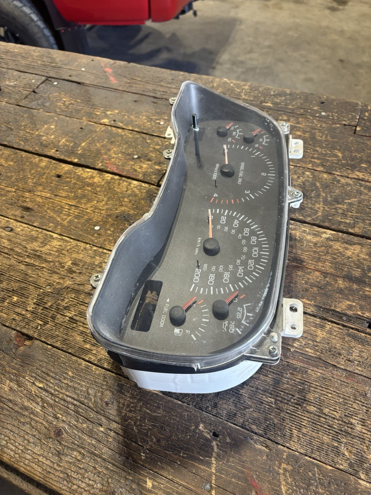 2001 2002 DODGE RAM 2500 3500 CUMMINS INSTRUMENT GAUGE CLUSTER 568km 56045790AD