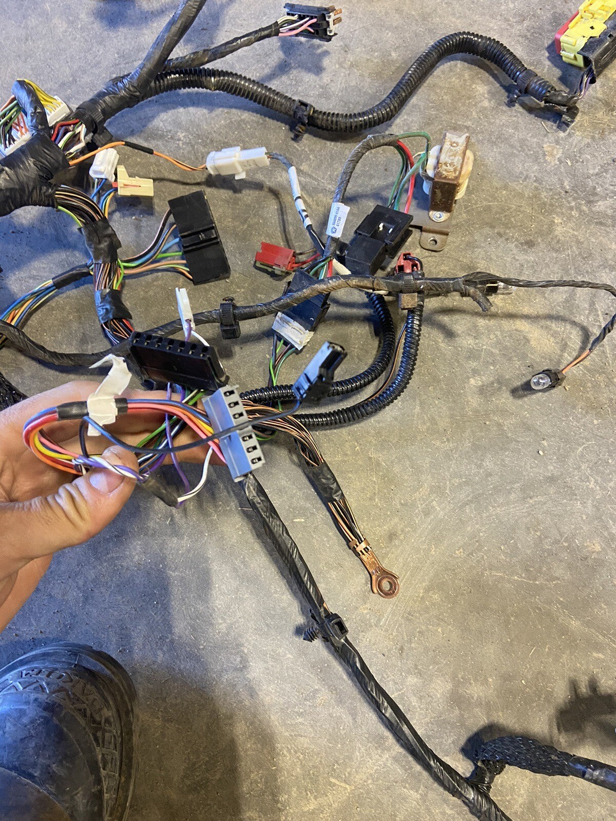 2000 -2002 DODGE RAM 2500 3500 CUMMINS DASH WIRING HARNESS HEATEDSEAT 56045361AF