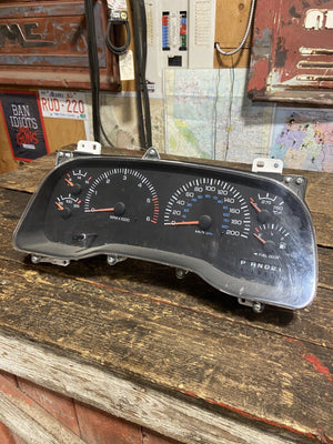 2000 DODGE RAM 1500 2500 3500 GAS AUTO INSTRUMENT GAUGE CLUSTER 281KMS 56020620