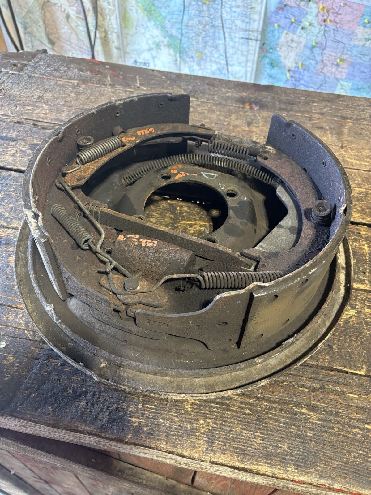 1994 - 1999 DODGE RAM 3500 DANA 80 DUALLY BACKING PLATE DRIVER SIDE