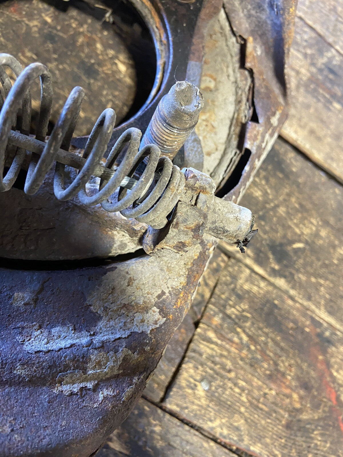 FORD DANA 80 SET OF REAR CALIPER BRACKETS EBRAKE CABLE HOLDER