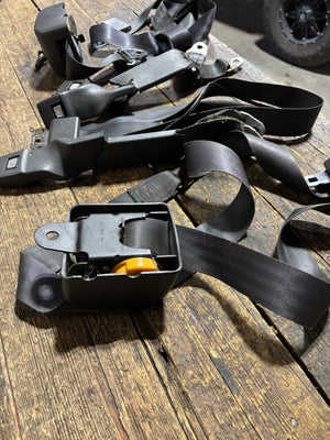 1989 - 1993 DODGE RAM 1ST GEN GREY BENCH SEAT SEATBELT BELT SET