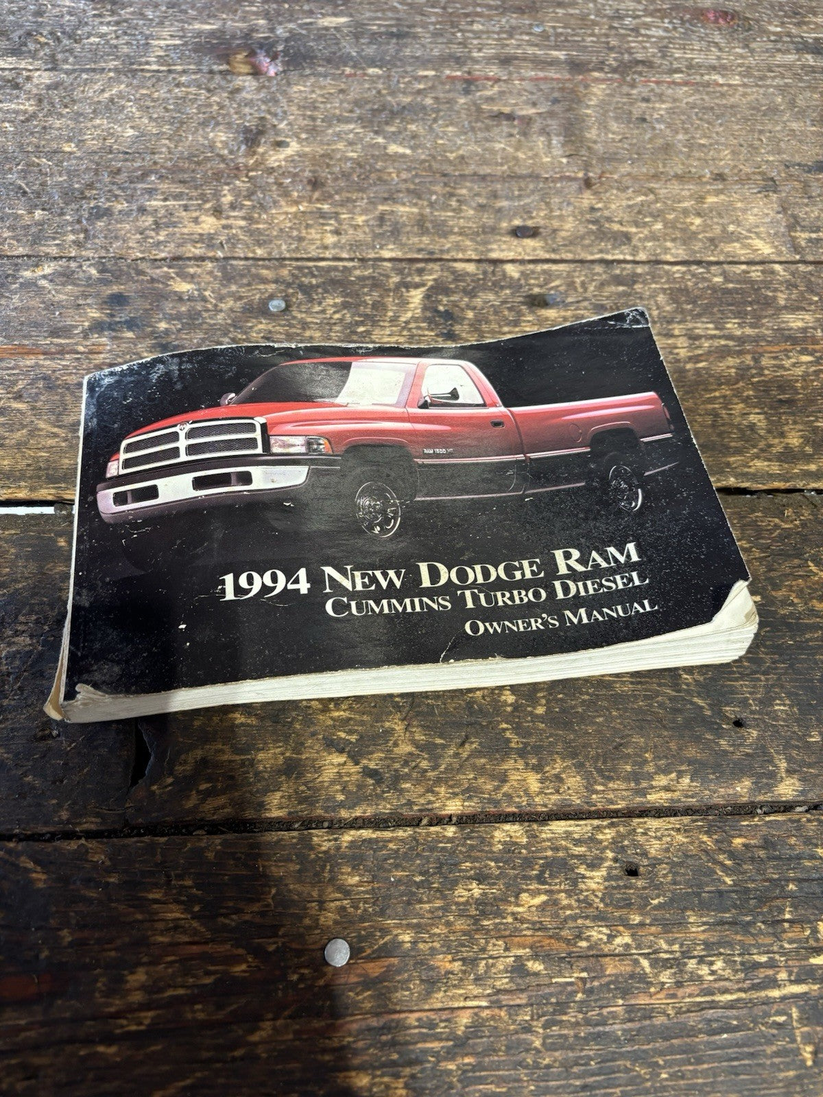 1994 DODGE RAM 2500 3500 CUMMINS OWNERS MANUAL FOR 12V TRUCKS