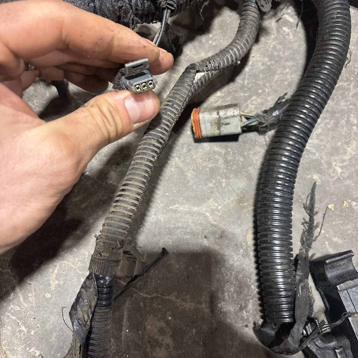 2000 .5 2001 DODGE RAM 2500 3500 5.924v CUMMINS 5SPD 6SPD ENGINE HARNESS 3946666