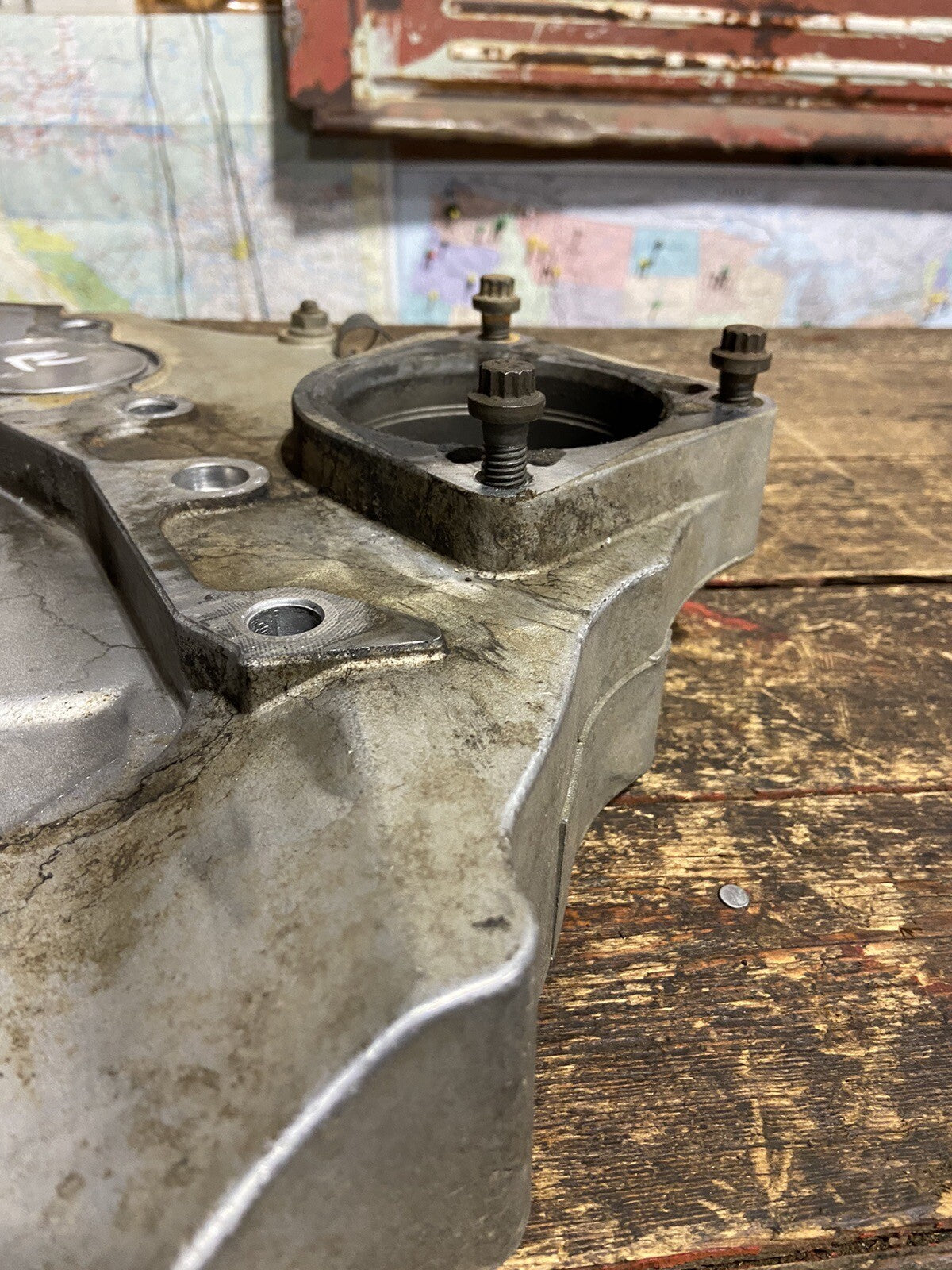 2003 2004 2005 DODGE RAM 2500 3500 CUMMINS NV5600 ADAPTER PLATE HOUSING 3965233