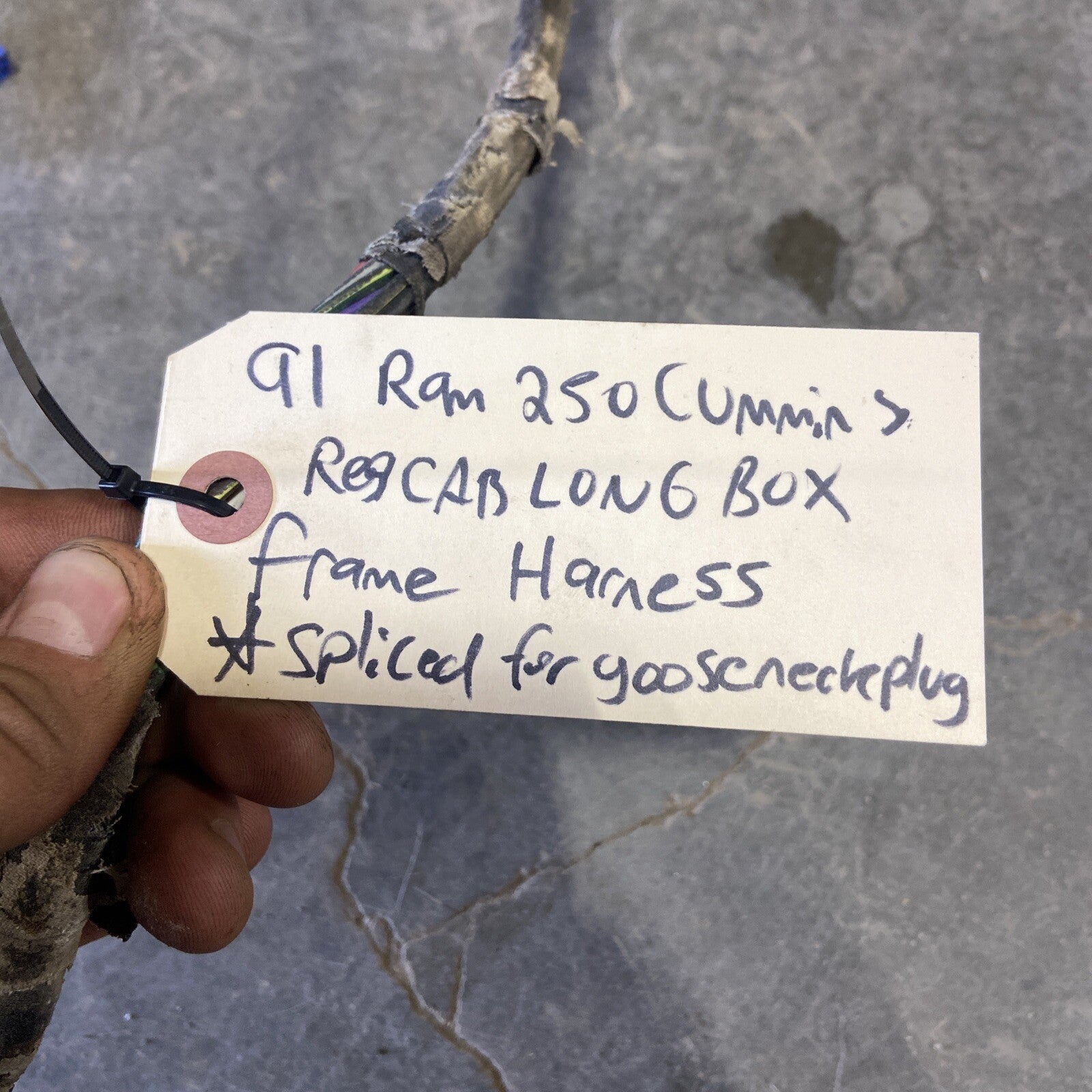 1990 1991 1992 1993 DODGE RAM 250 350 CUMMINS FRAME CHASSIS REGCAB LONGBOX