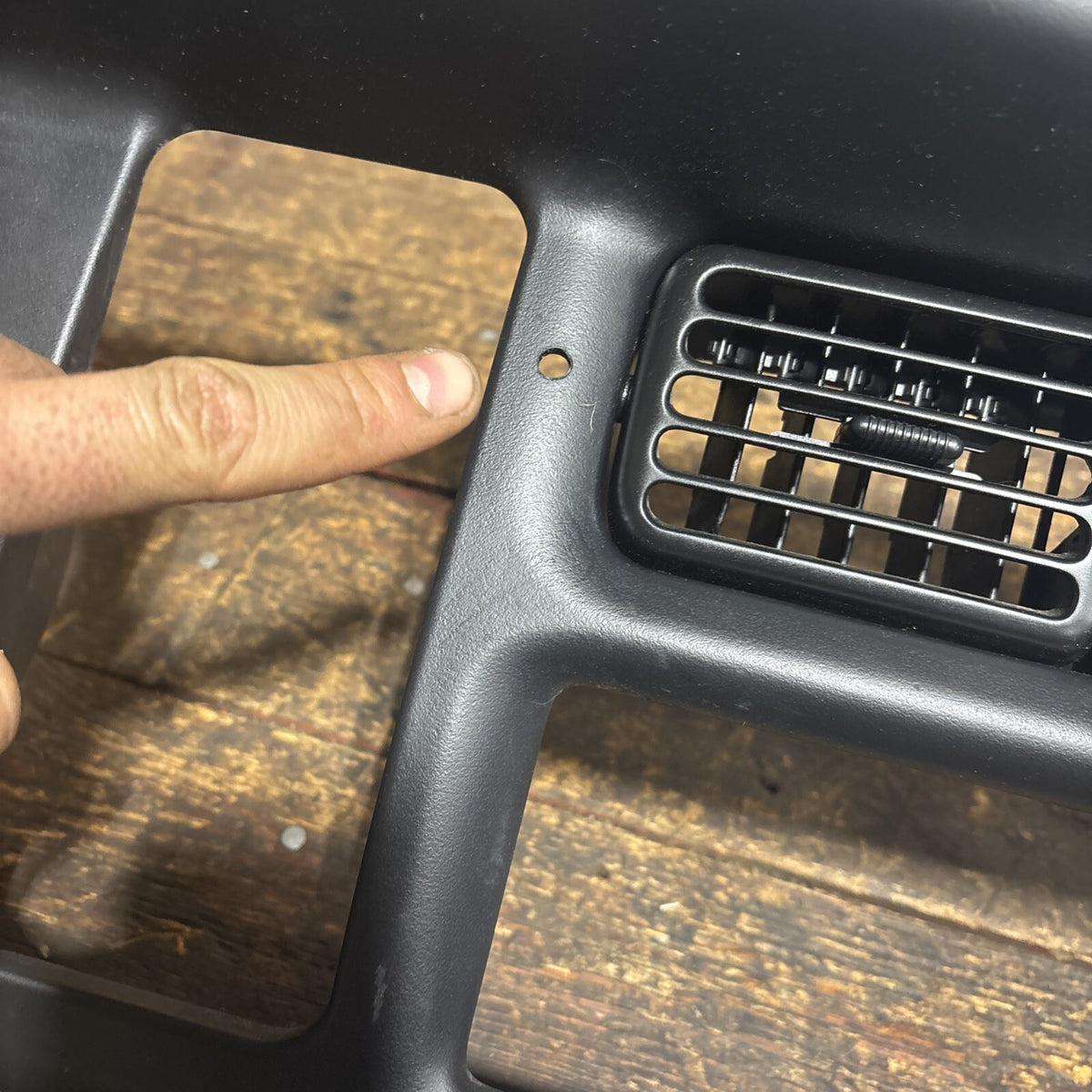 1999-2002 DODGE RAM 2500 3500 GAUGE DASH BEZEL RADIO SURROUND  