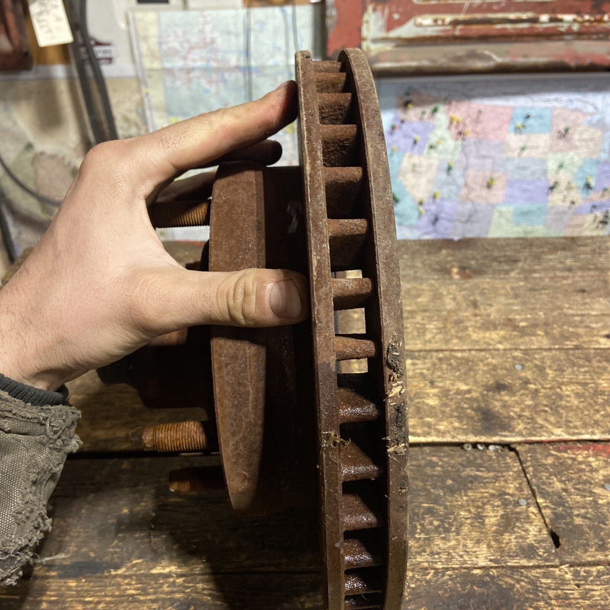 1994 - 1998 Dodge Ram 2500 Cummins Two Wheel Drive Front Hub /Rotor Assembly