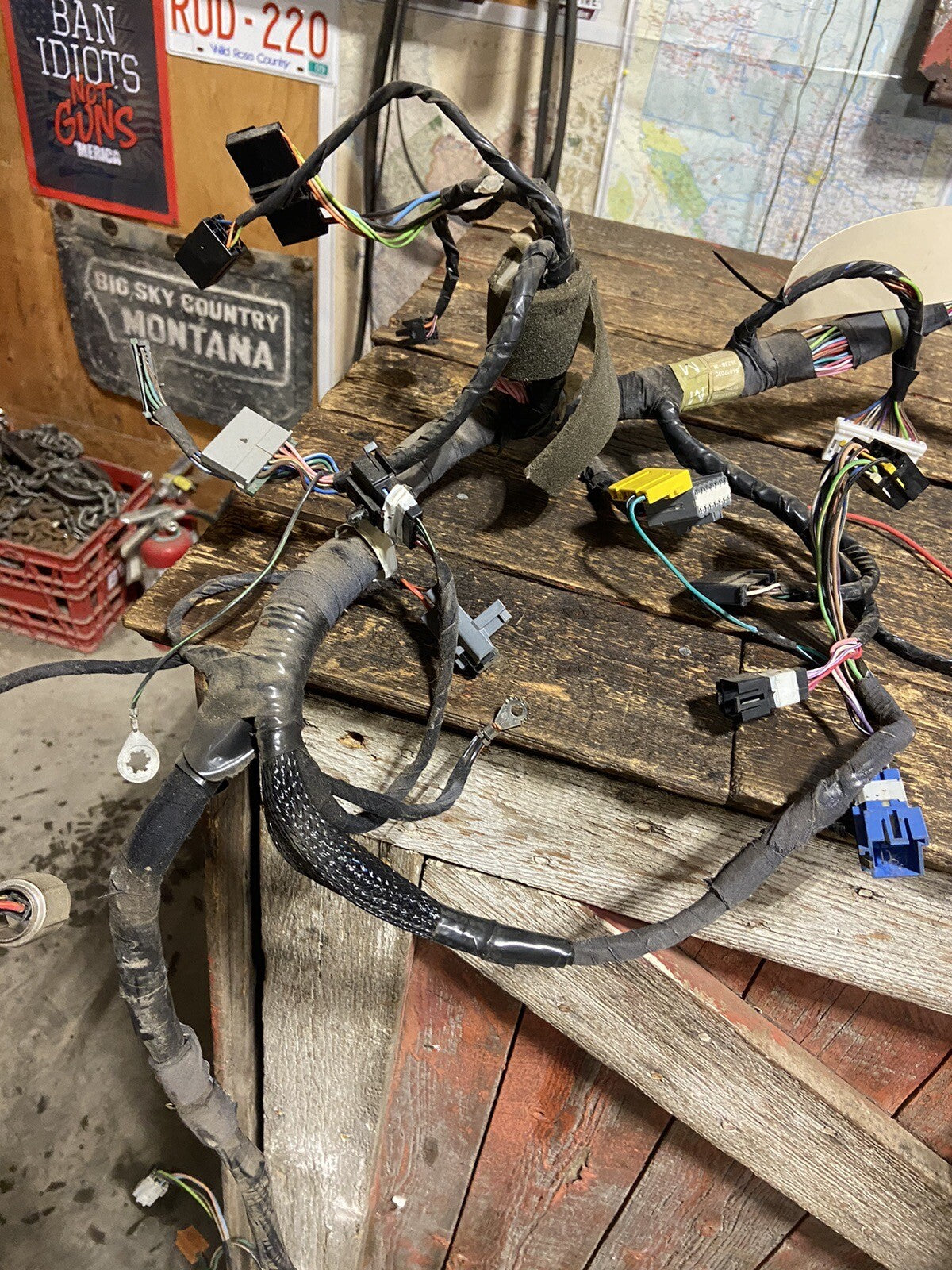 1994 DODGE RAM 2500 3500 CUMMINS DASH WIRING HARNESS AUTO PN 56017030