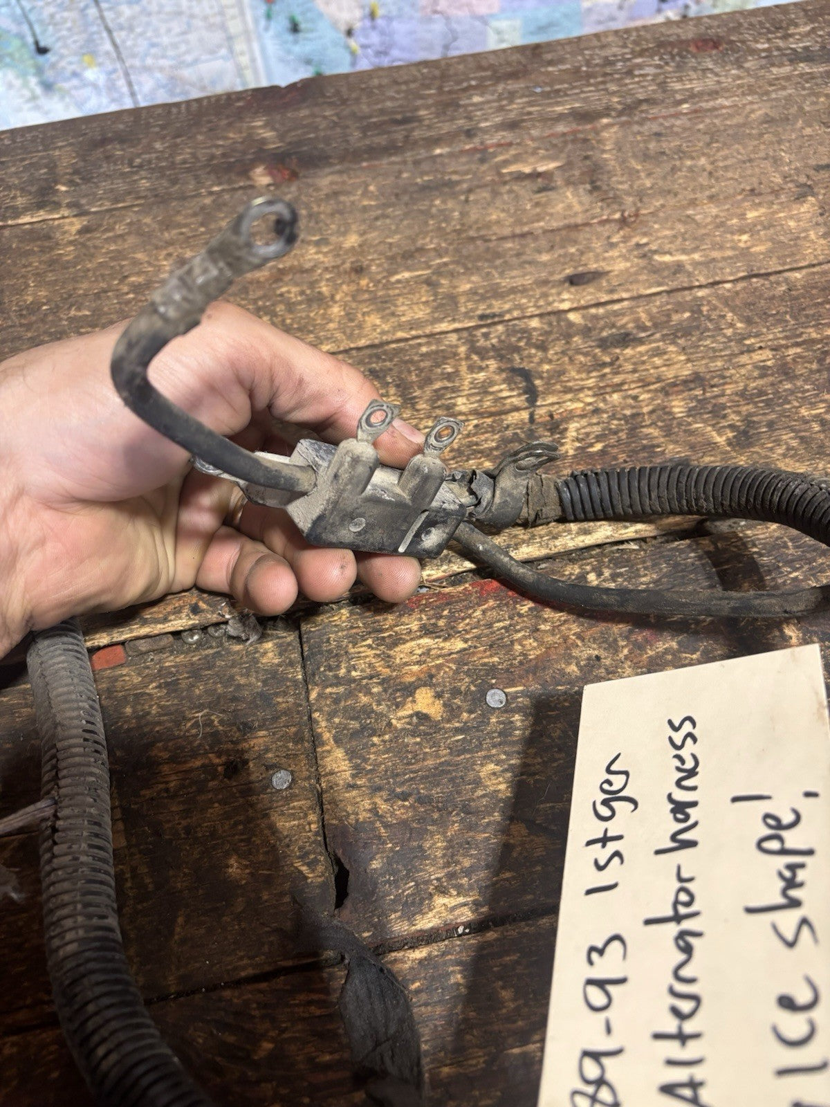 1989-1993 DODGE RAM 250 350 5.9L 1ST GEN CUMMINS ALTERNATOR HARNESS 53017288