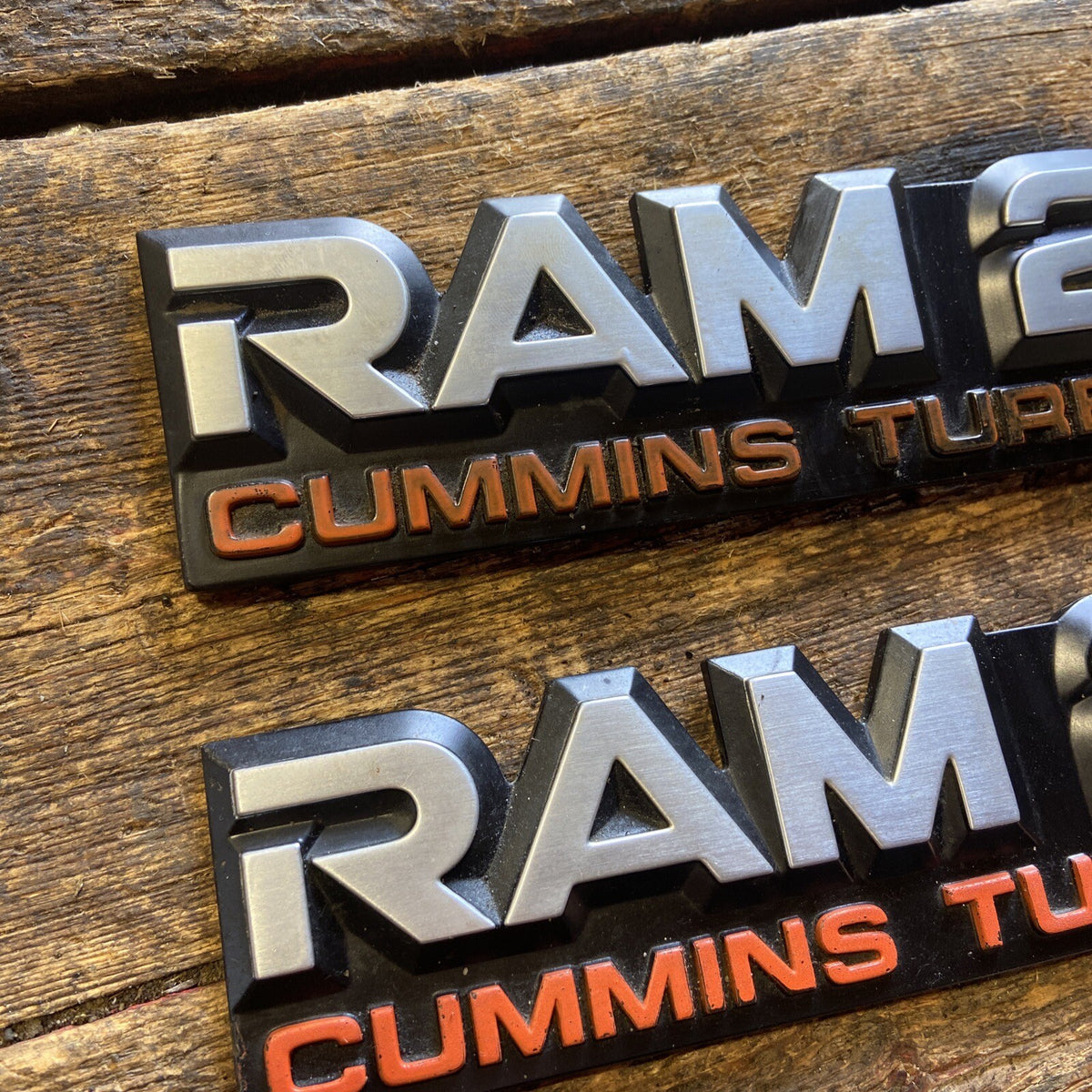 1989 - 1993 DODGE RAM 250 EMBLEMS DECALS FENDER BADGES SET