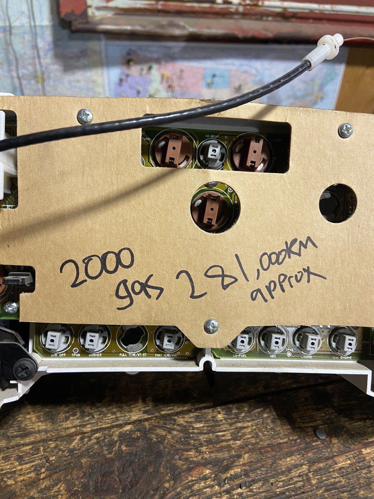 2000 DODGE RAM 1500 2500 3500 GAS AUTO INSTRUMENT GAUGE CLUSTER 281KMS 56020620