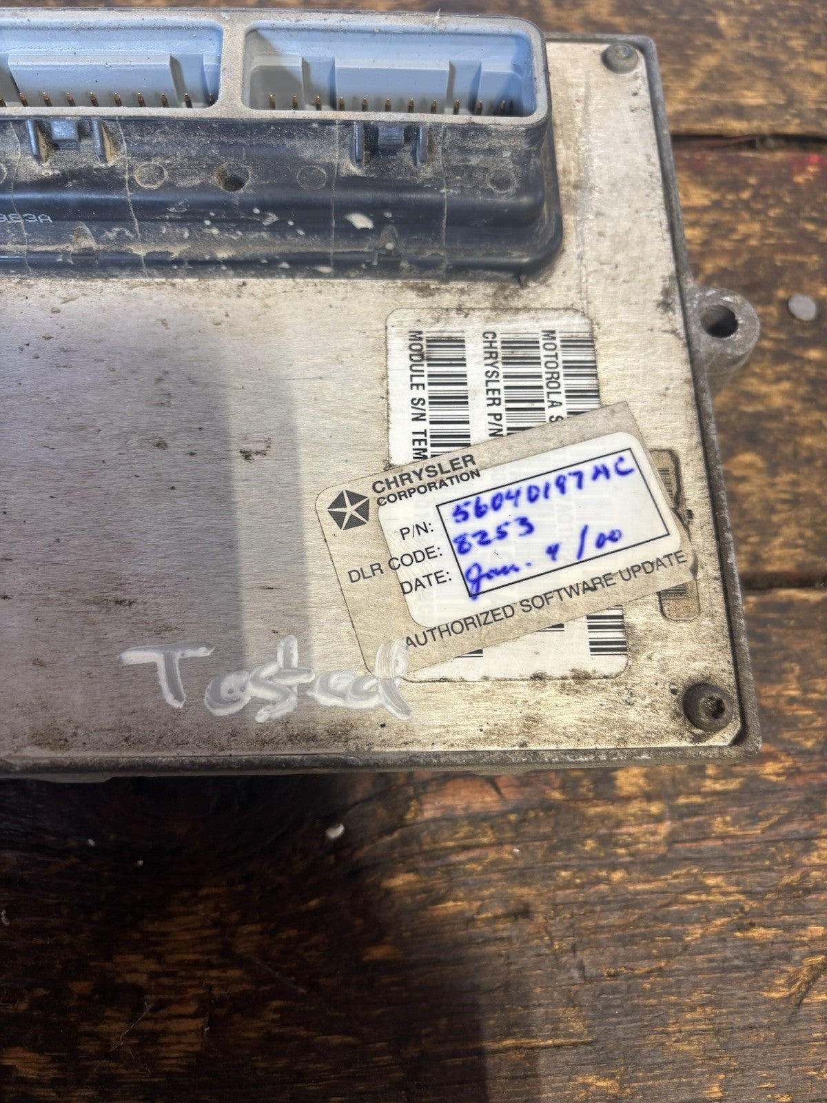 1999 Dodge Ram 5.9l 24v Cummins Manual PCM Powertrain Control Module 56040197 Ac