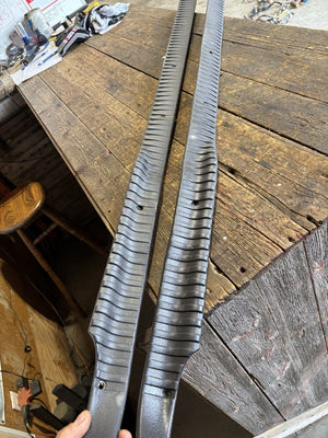 1998-2002 DODGE RAM 2500 3500 SET OF DARK GREY FLOOR TRIM FOR EXTENDED CAB