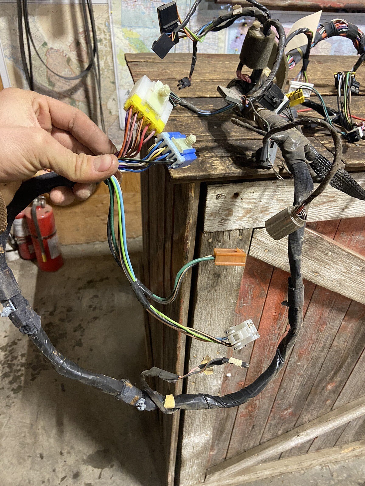 1994 DODGE RAM 2500 3500 CUMMINS DASH WIRING HARNESS AUTO PN 56017030