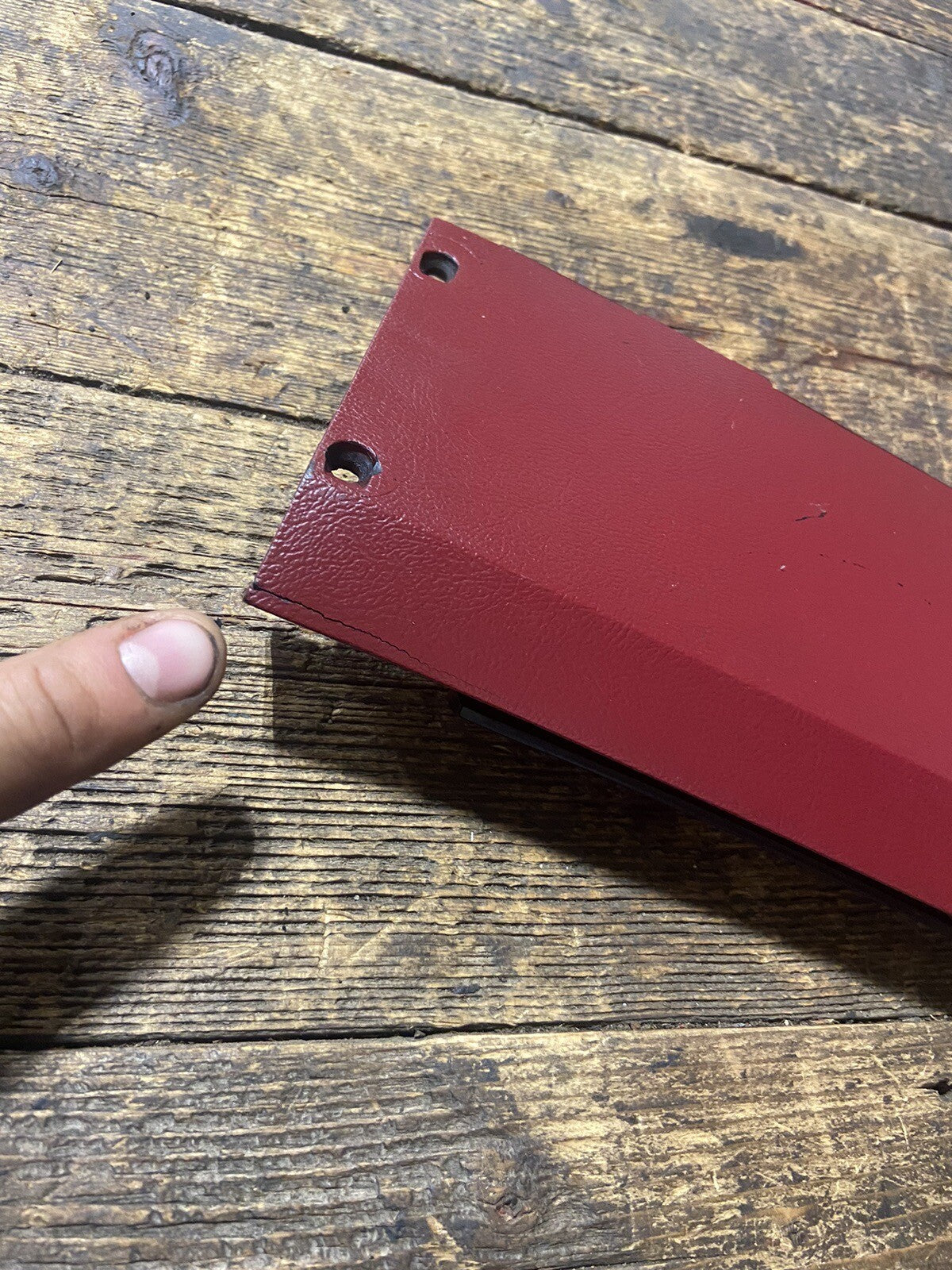 1989 - 1993 DODGE RAM 150 250 350 RED FUSEBOX HOLDER DASH TRIM 55025634