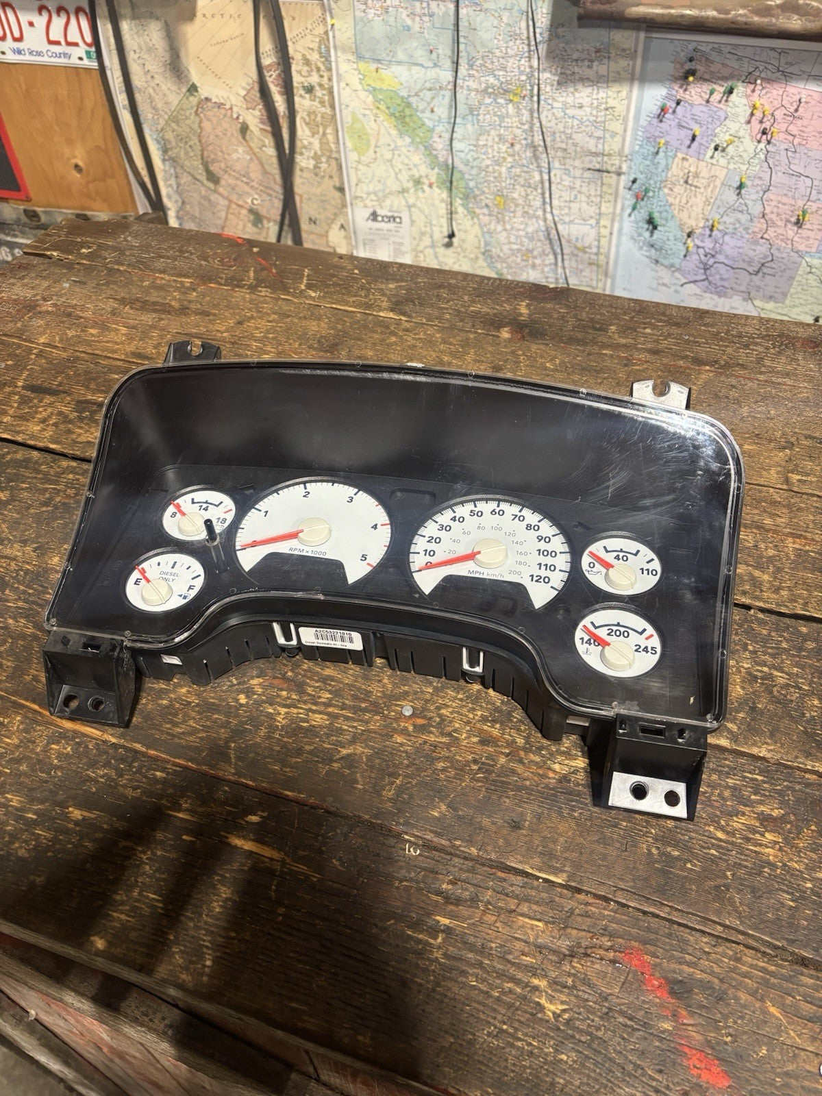 2007 DODGE RAM 2500 3500 5.9L CUMMINS GAUGE CLUSTER 228,000miles P05172050AF