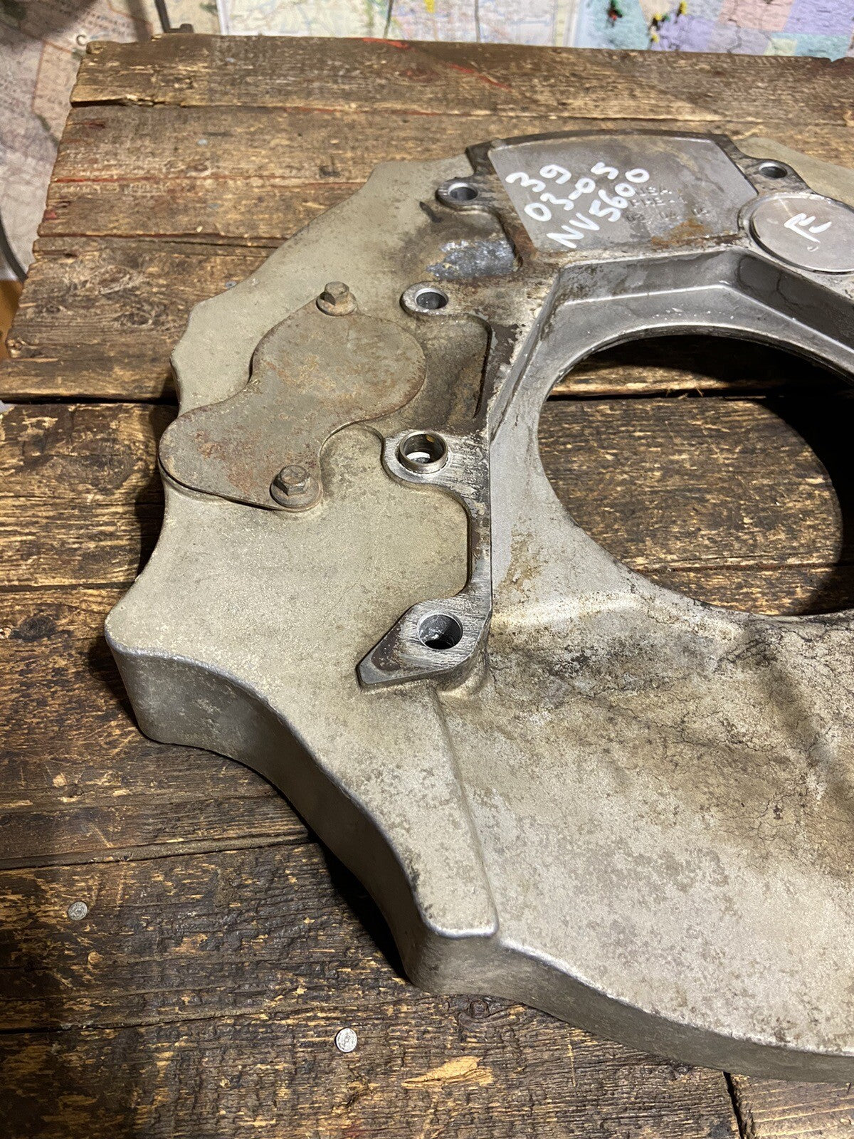 2003 2004 2005 DODGE RAM 2500 3500 CUMMINS NV5600 ADAPTER PLATE HOUSING 3965233