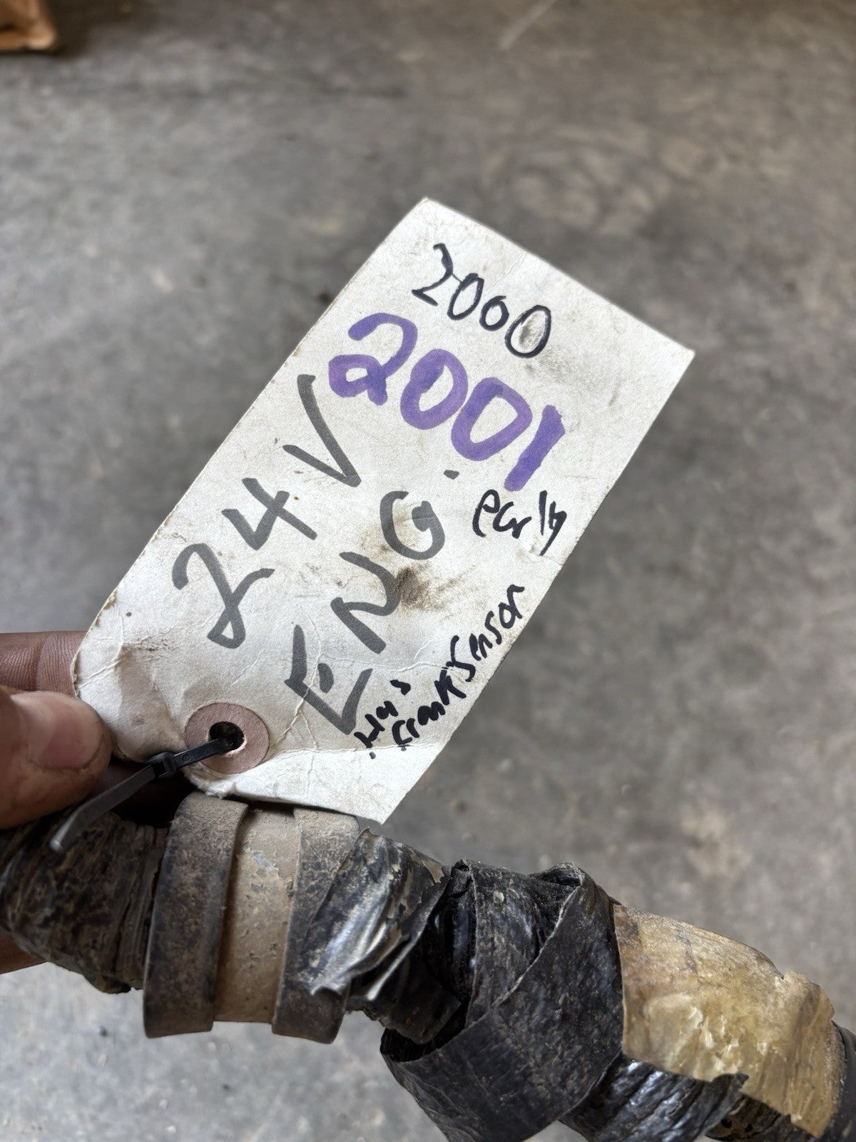 2000 Early 2001 DODGE RAM 2500 3500 CUMMINS 24V ENGINE HARNESS  With Cranksensor