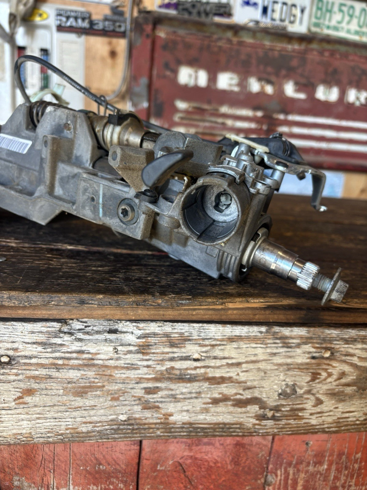 2003 DODGE RAM 2500 3500 CUMMINS MANUAL TRANS STEERING COLUMN 05057124AB