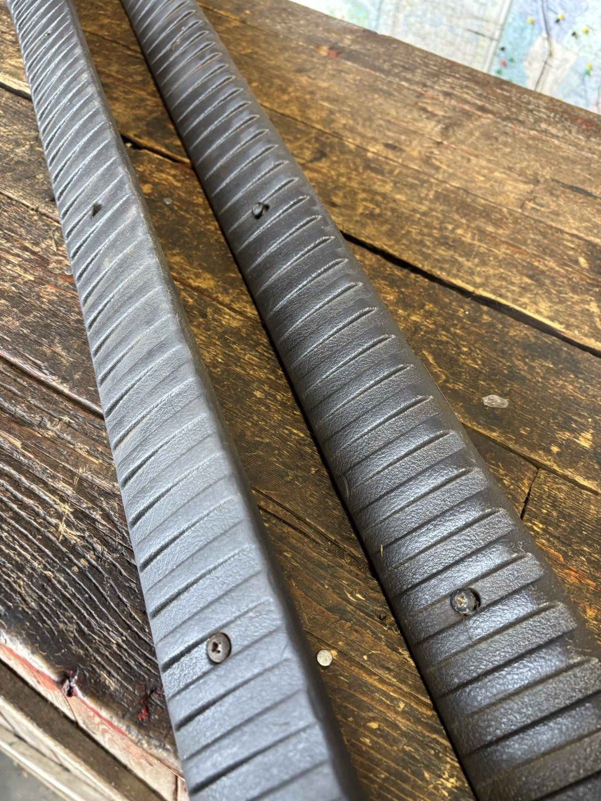 1998-2002 DODGE RAM 2500 3500 SET OF DARK GREY FLOOR TRIM FOR EXTENDED CAB