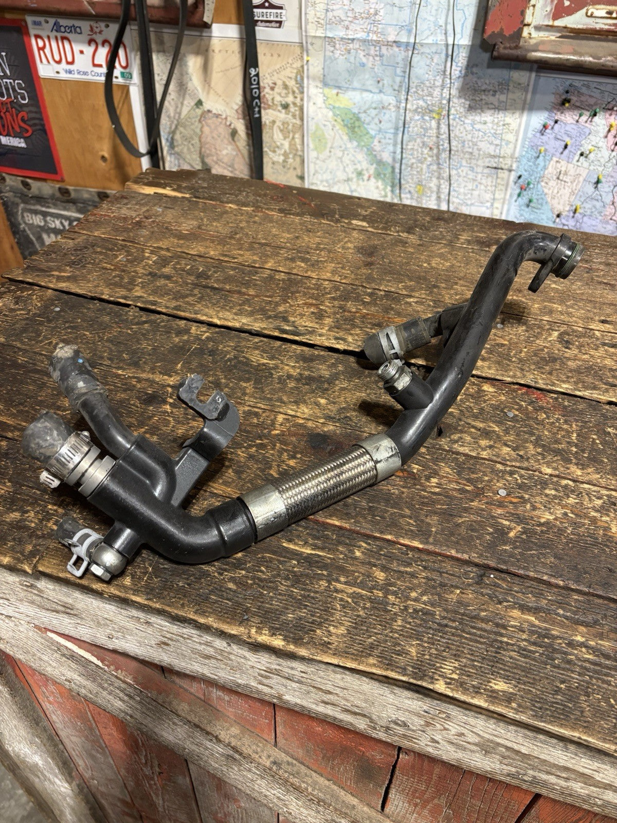 2013-18 RAM 2500 3500 6.7L CUMMINS EGR COOLER COOLANT PIPE WATER OUTLET 5340813