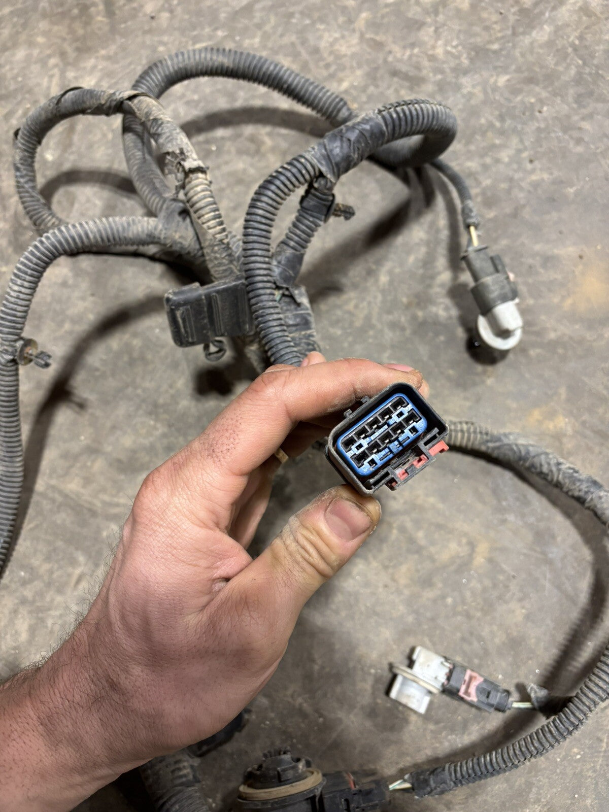 2007 .5 2008 RAM 2500 3500 FRAME CHASSIS WIRING HARNESS 4DOOR LONGBOX 56055267ad