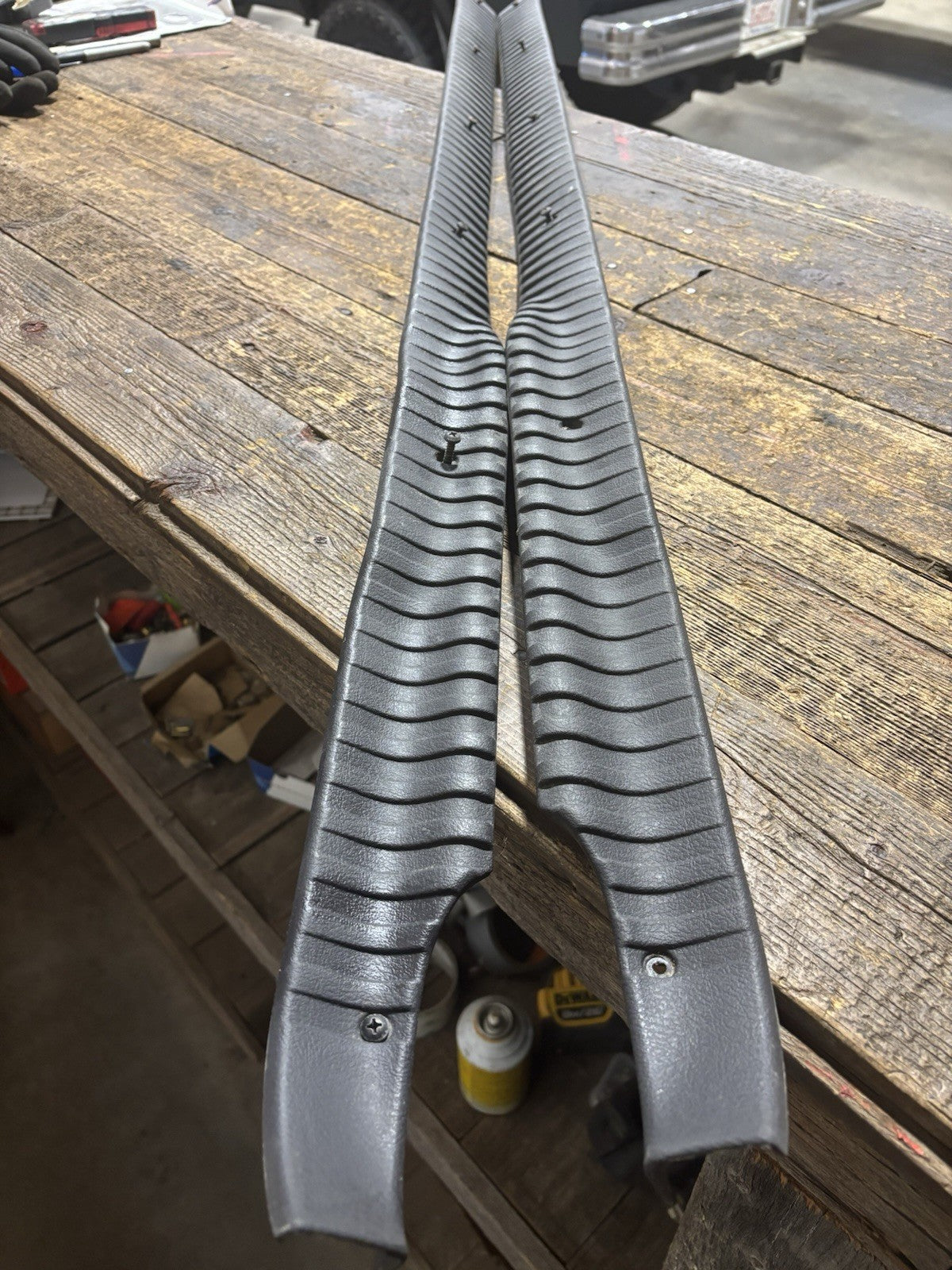 NICE 1998-2002 DODGE RAM 2500 3500 SET OF DARK GREY FLOOR TRIM FOR EXTENDED CAB