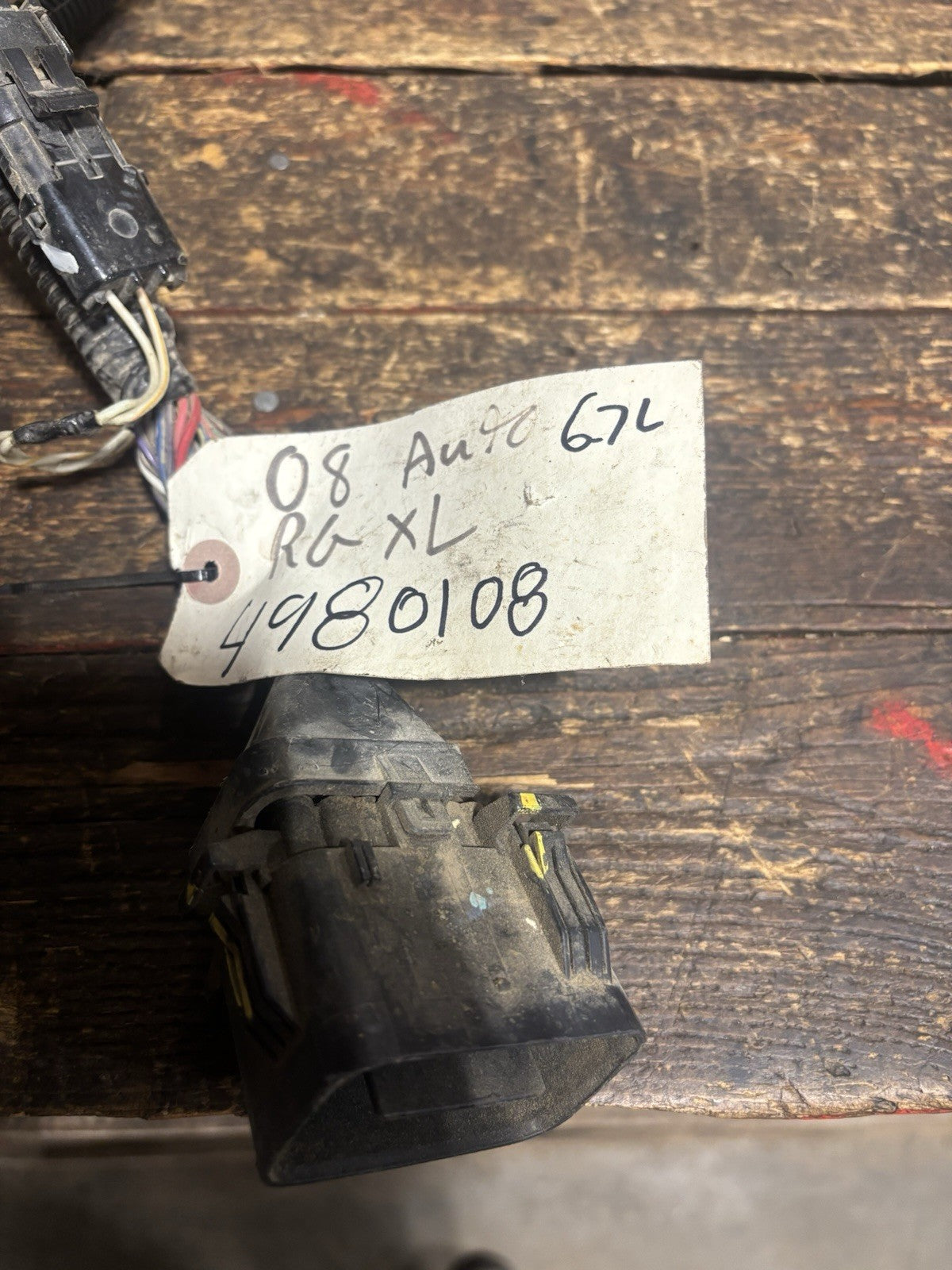 2008 DODGE RAM 6.7L CUMMINS ENGINE HARNESS PN 4980108 GREAT SHAPE!