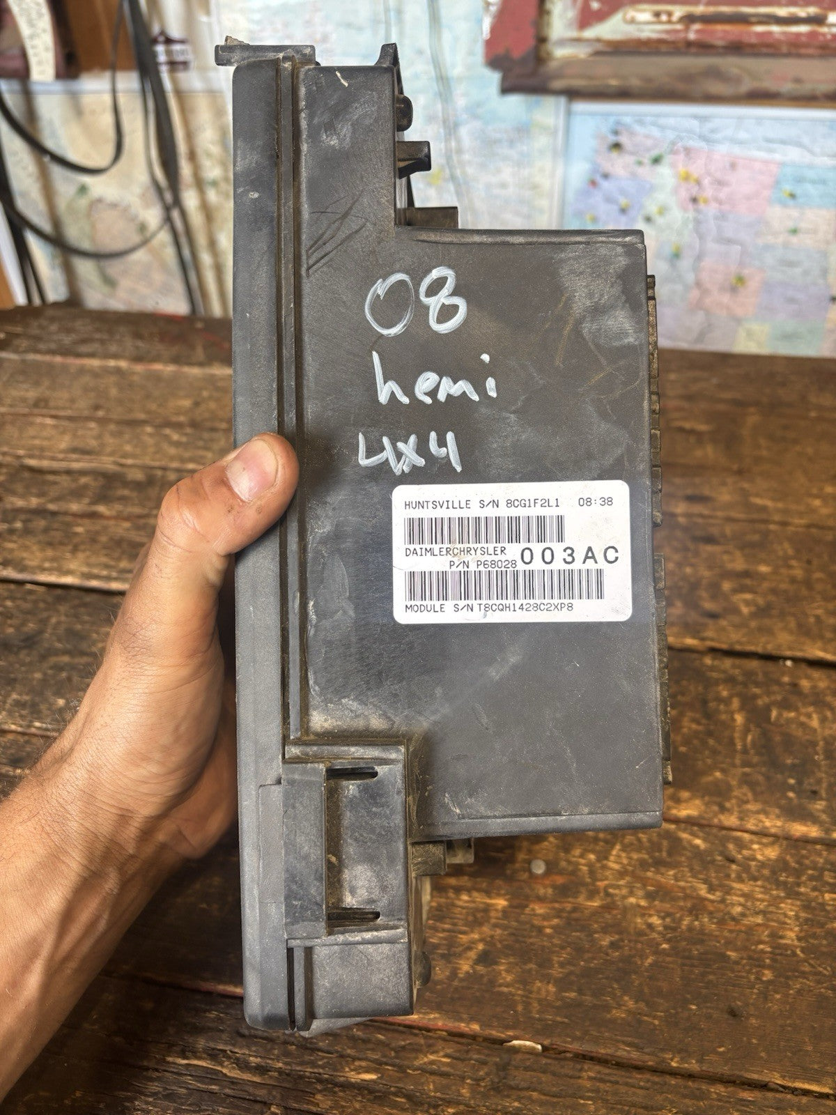 2008 DODGE RAM 1500 4x4 TIPM FUSEBOX 68028003ac TOTAL INTEGRATED POWER MODULE