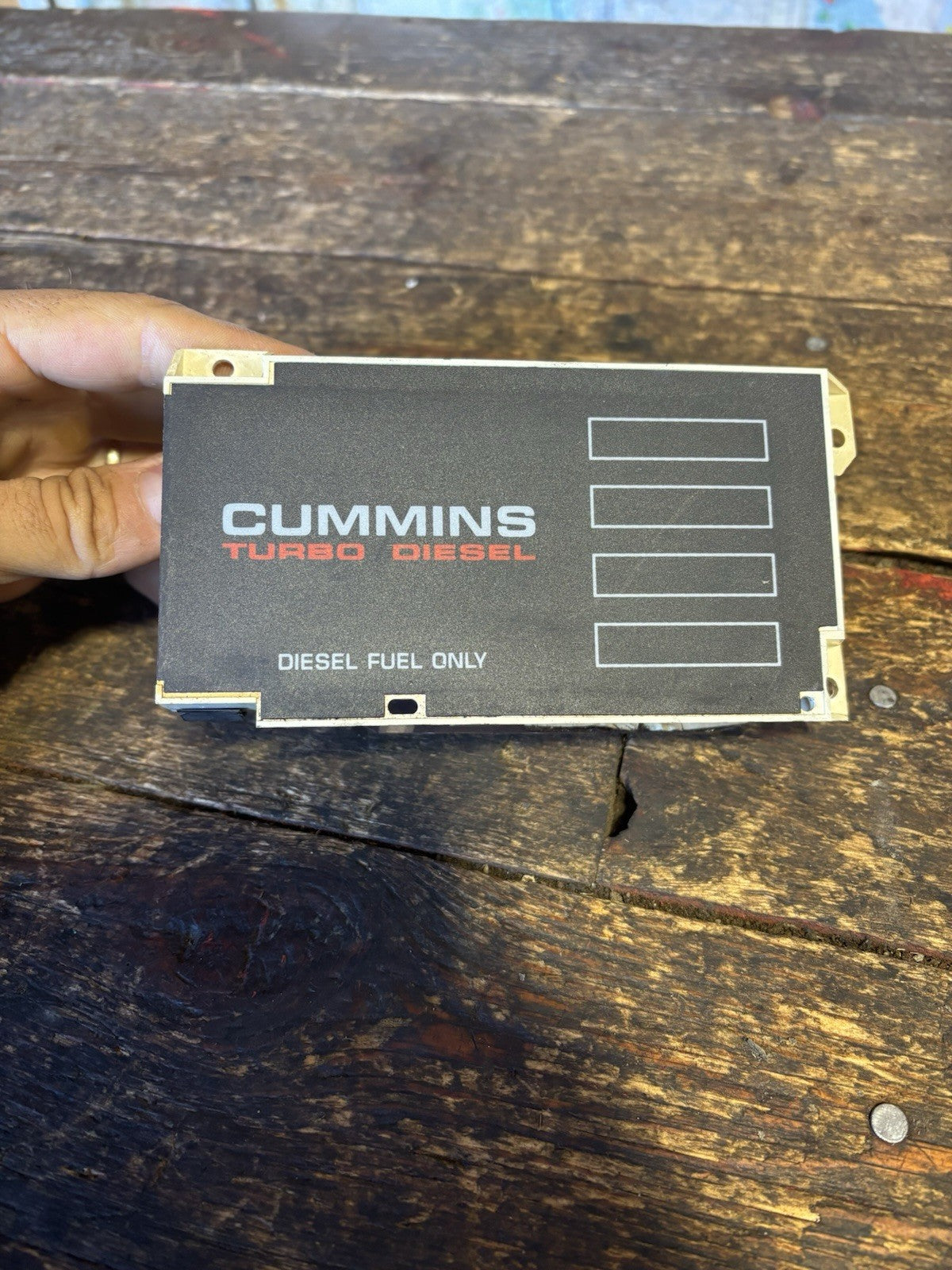 1990 - 1993 DODGE RAM 250 350 CUMMINS MESSAGE CENTER FOR DASH