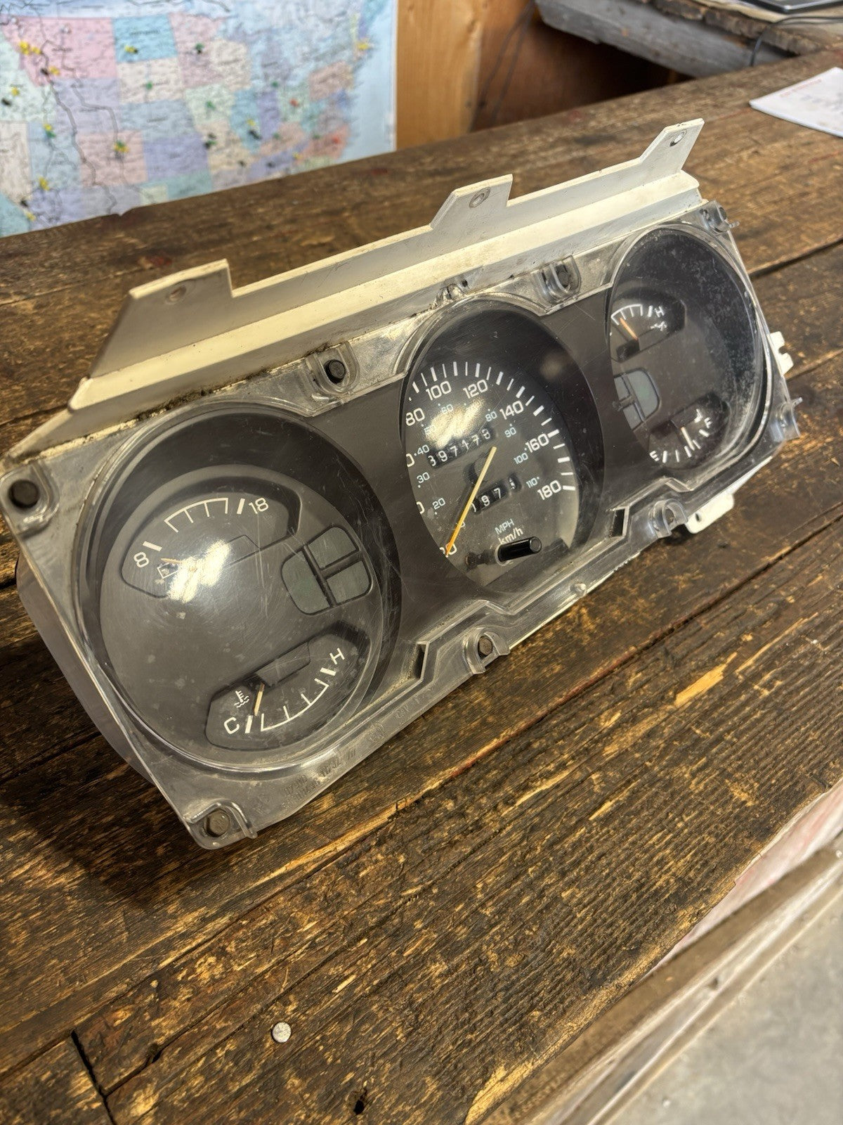 1990 - 1993 DODGE RAM 250 350 CUMMINS INSTRUMENT SPEEDO GAUGE CLUSTER 397173 KMS