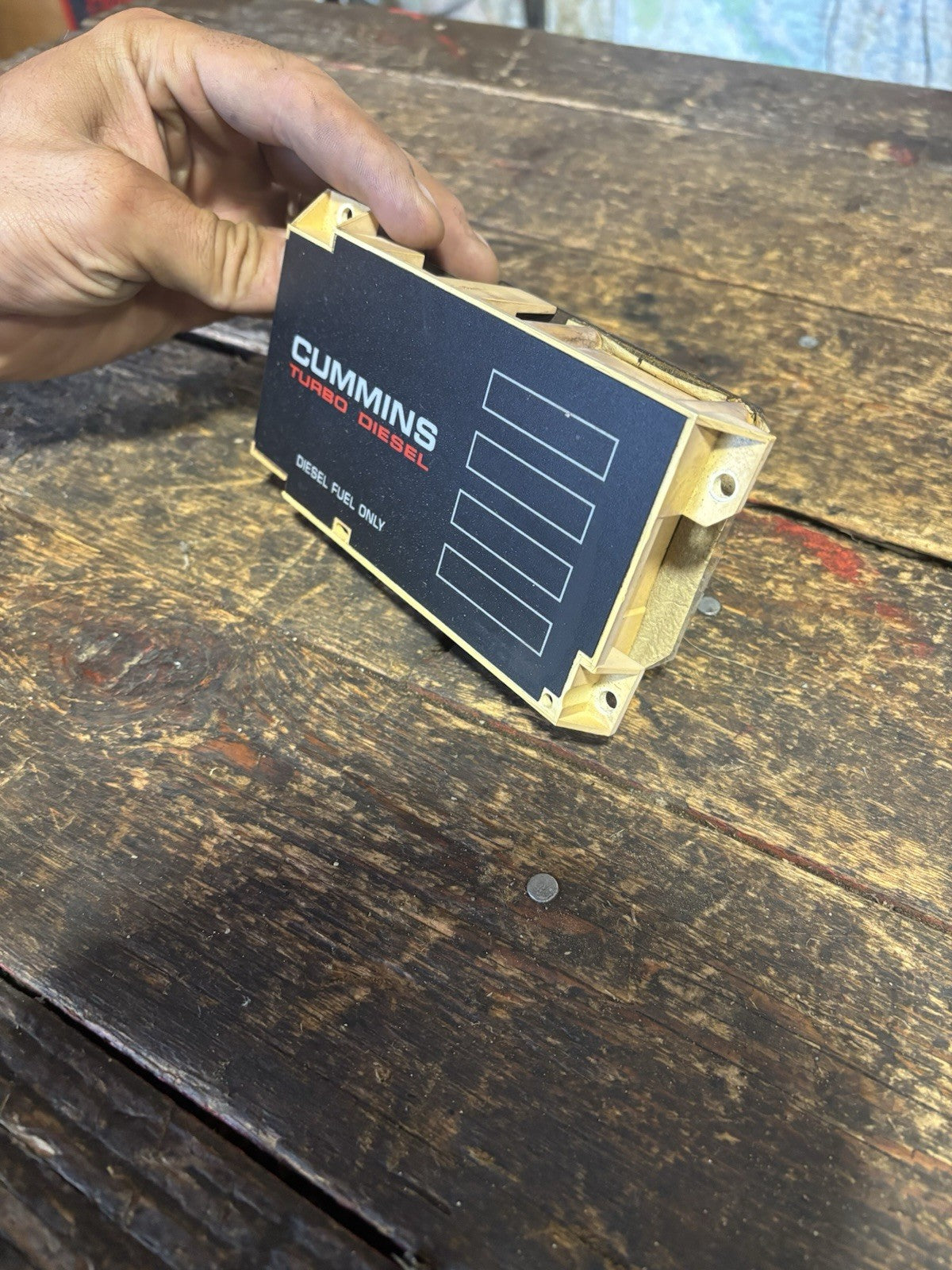 1990 - 1993 DODGE RAM 250 350 CUMMINS MESSAGE CENTER FOR DASH 4375912