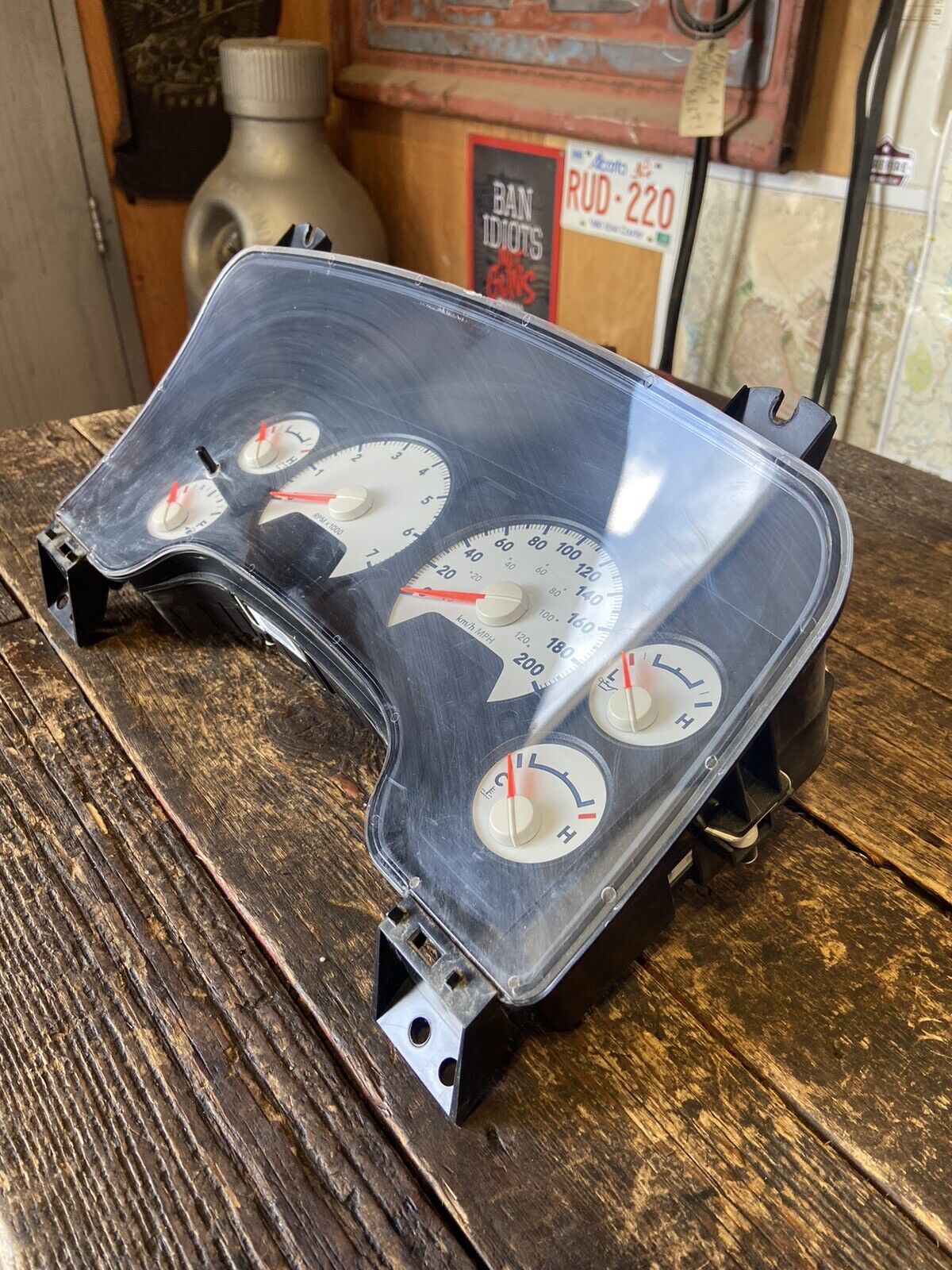 2007 DODGE RAM 1500 2500 GAS AUTOMATIC INSTRUMENT GAUGE CLUSTER 05172048AF