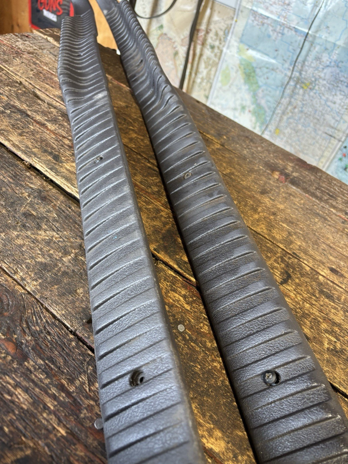 1998-2002 DODGE RAM 2500 3500 SET OF DARK GREY FLOOR TRIM FOR EXTENDED CAB