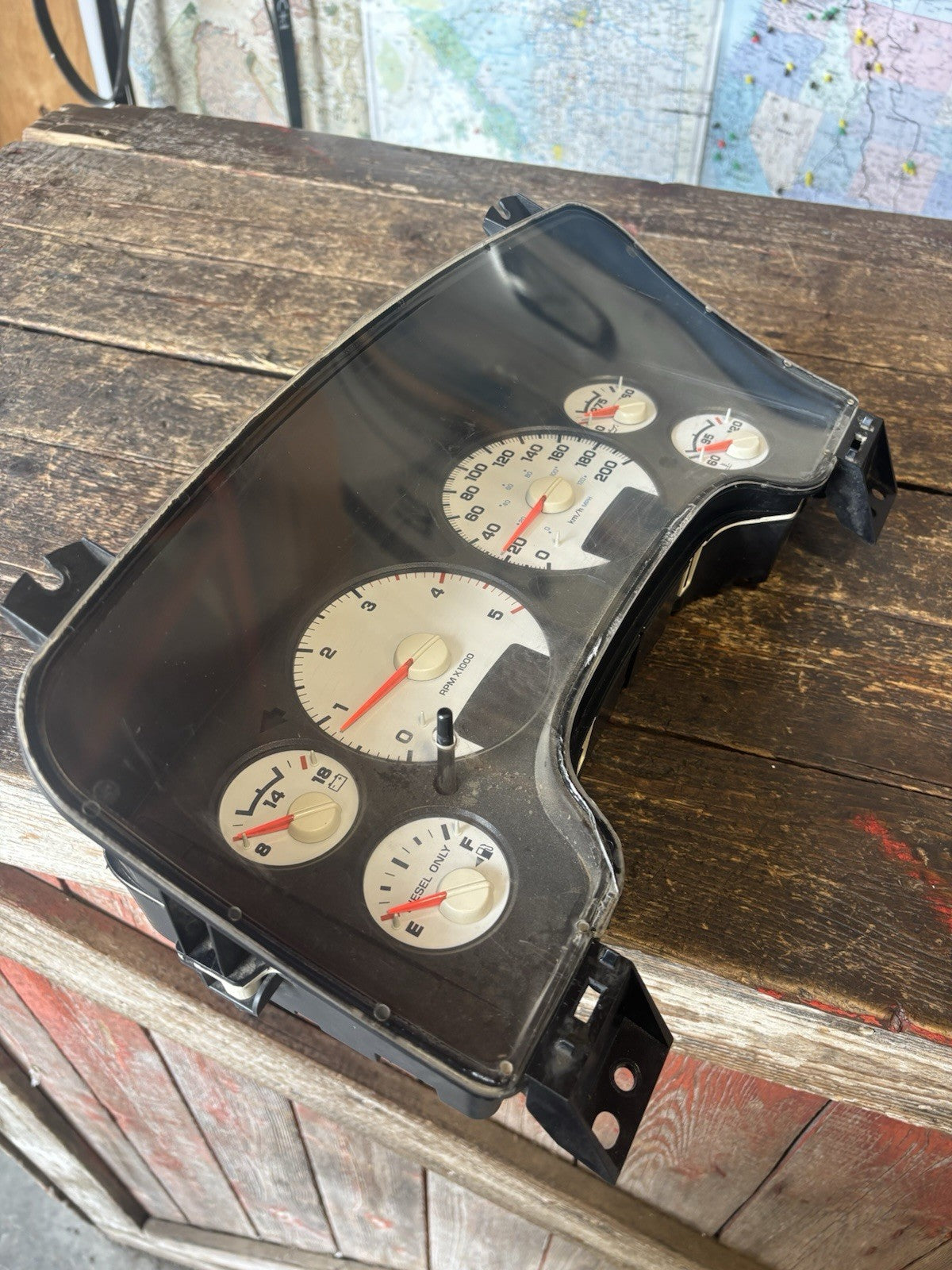 2003 DODGE RAM CUMMINS SPEEDOMETER INSTRUMENT GAUGE CLUSTER 56045616AK 190,000KM