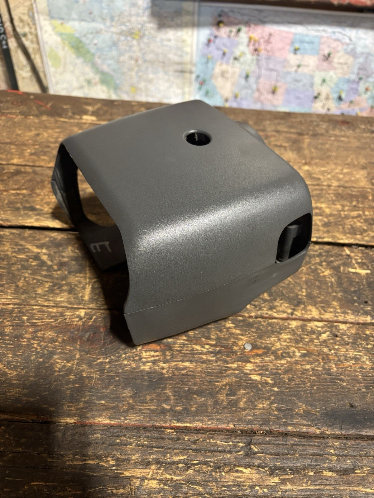 2003 - 2009 3rd Gen DODGE RAM GREY PLASTIC STEERING COLUMN COVER SURROUND AUTO